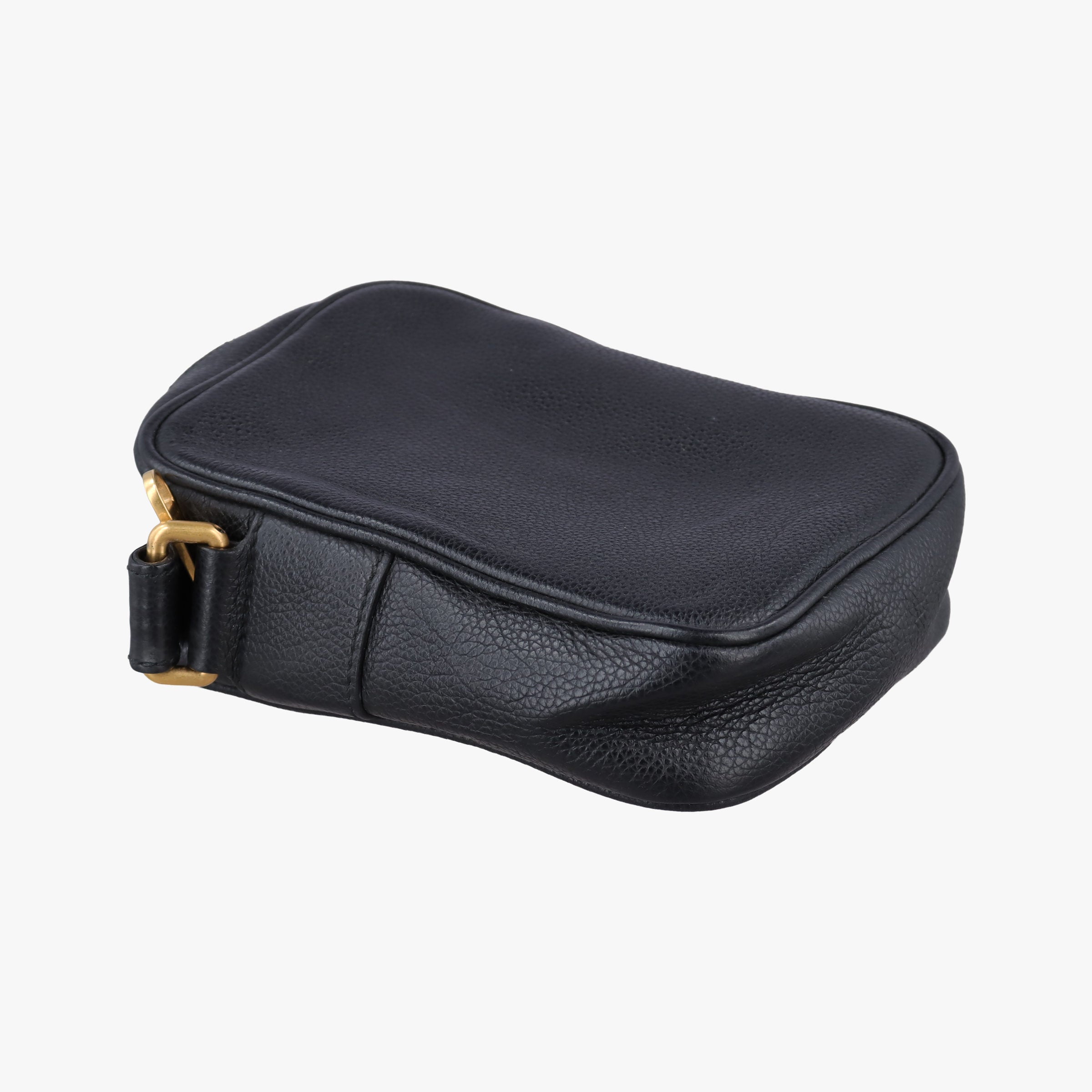 Vintage Gucci Print Messenger Black Leather 574803 shoulderbag | stylenewstar