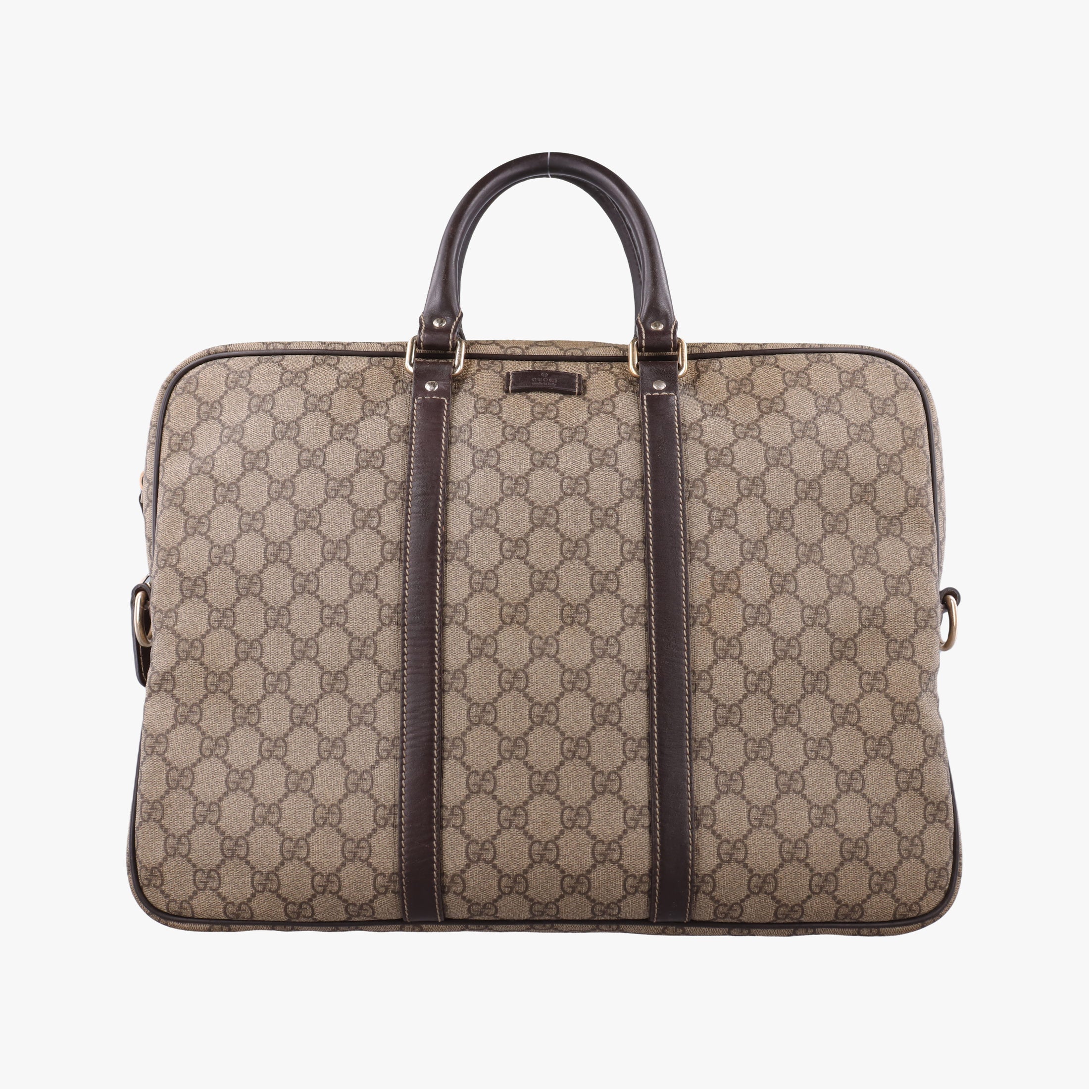 Vintage Gucci Diamante Brown PVC coated canvas 208463 handbag | stylenewstar