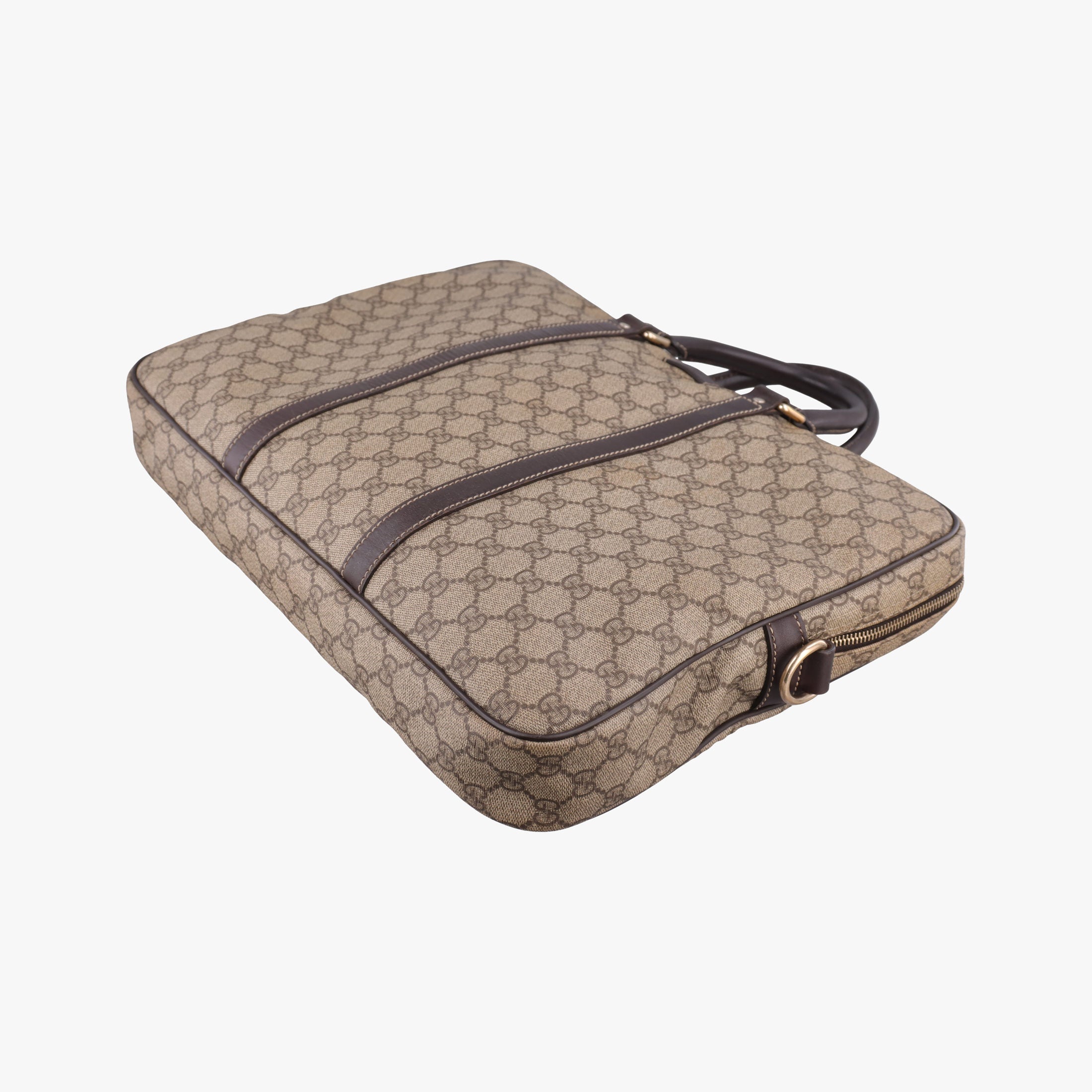 Vintage Gucci Diamante Brown PVC coated canvas 208463 handbag | stylenewstar