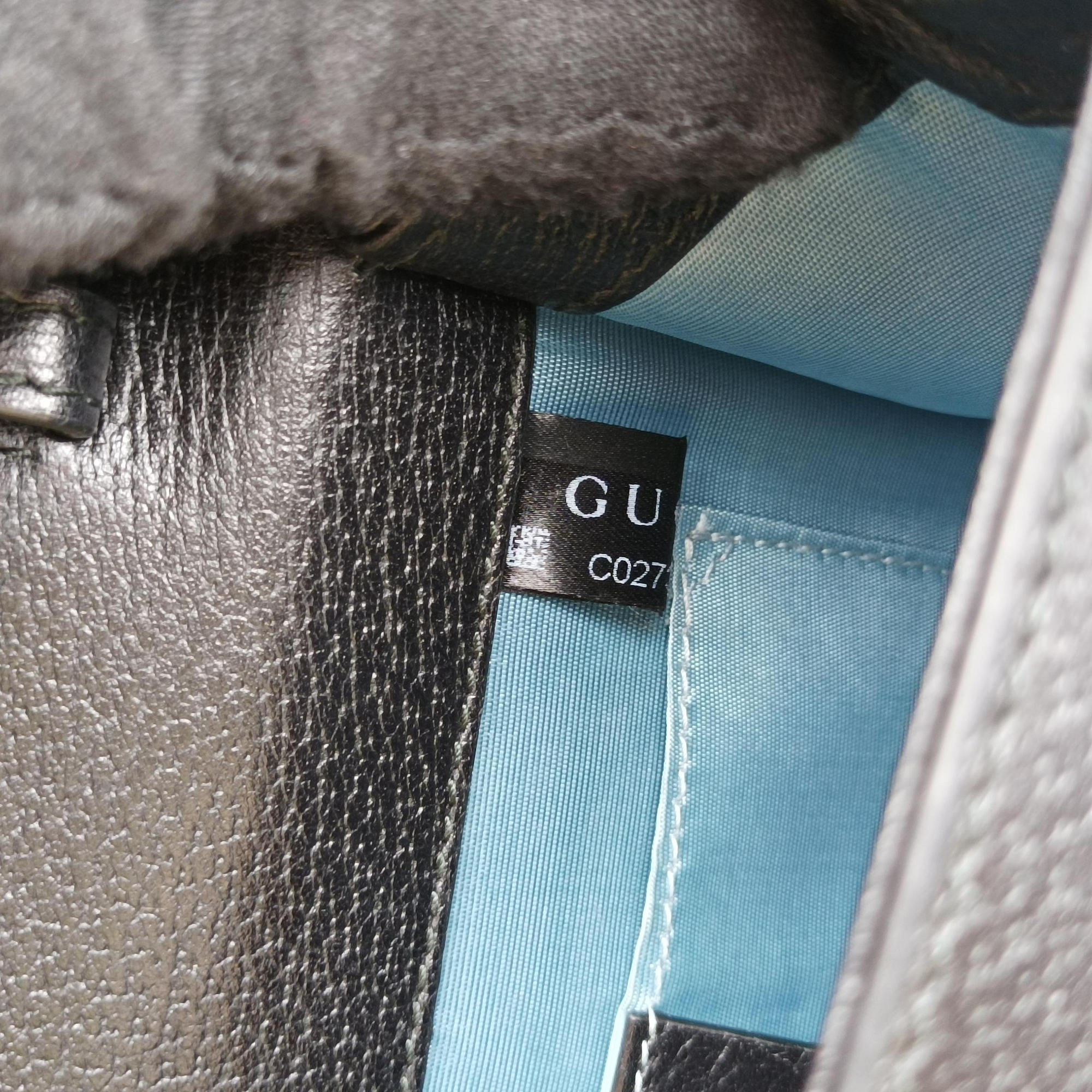 Pre-owned Gucci Sylvie Black×Multi Leather 470270 shoulderbag | stylenewstar