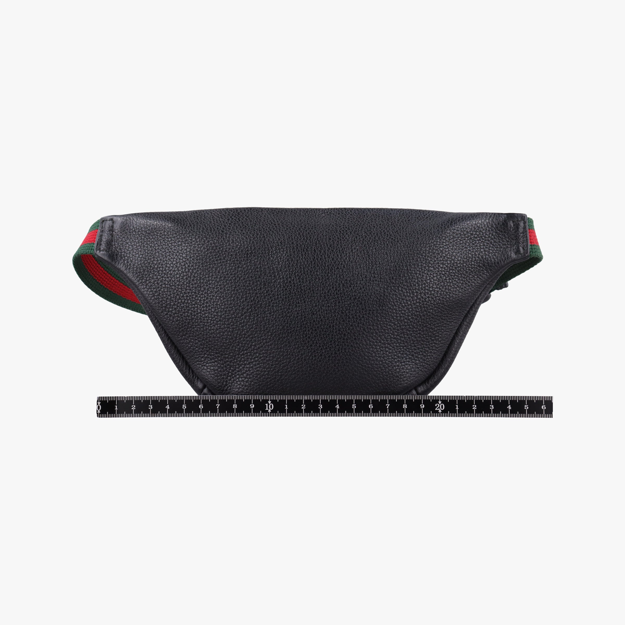 Secondhand Gucci Print Black Leather 527792 bum bag/waist bag | stylenewstar