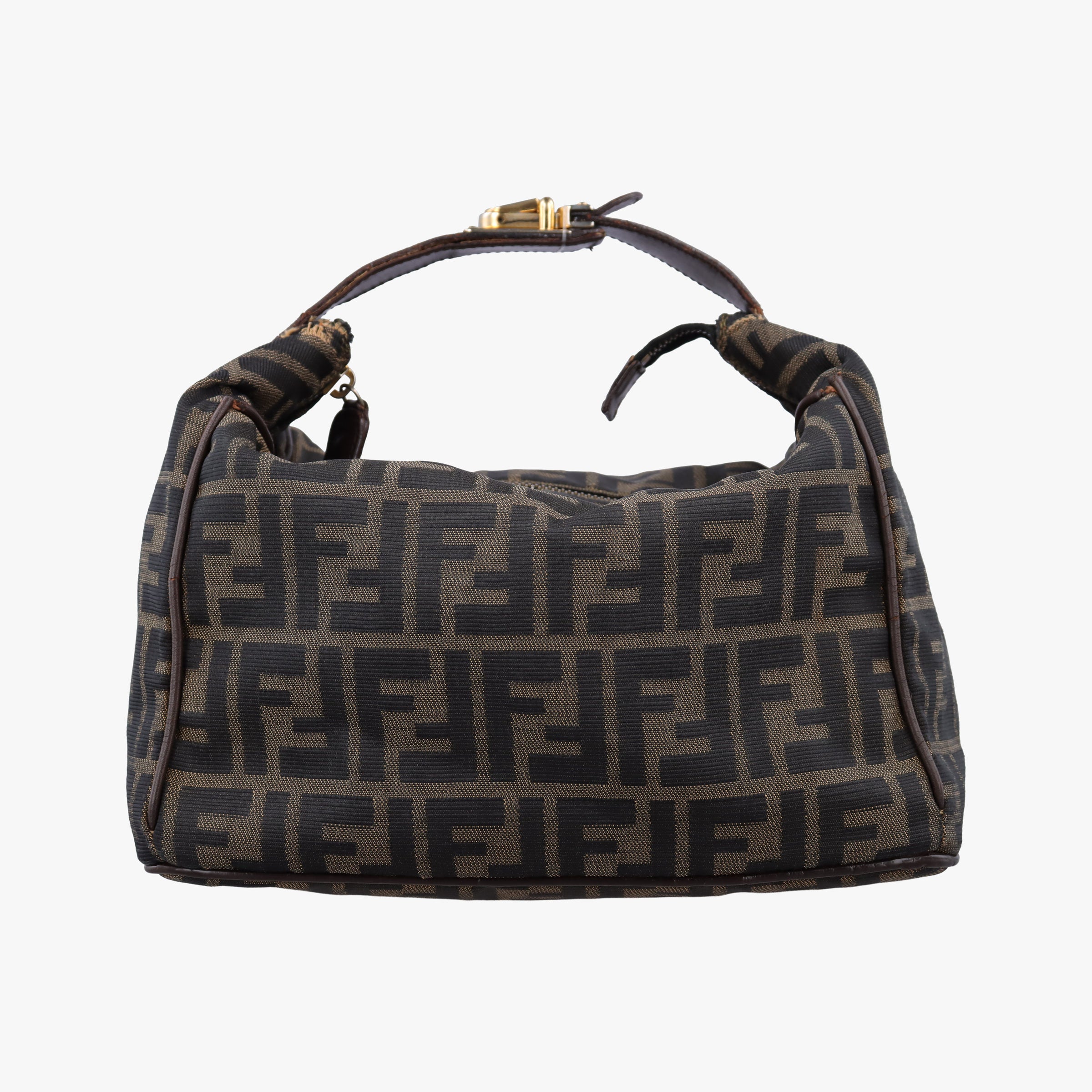 Pre-owned Fendi Zucca Print Brown canvas  handbag | stylenewstar
