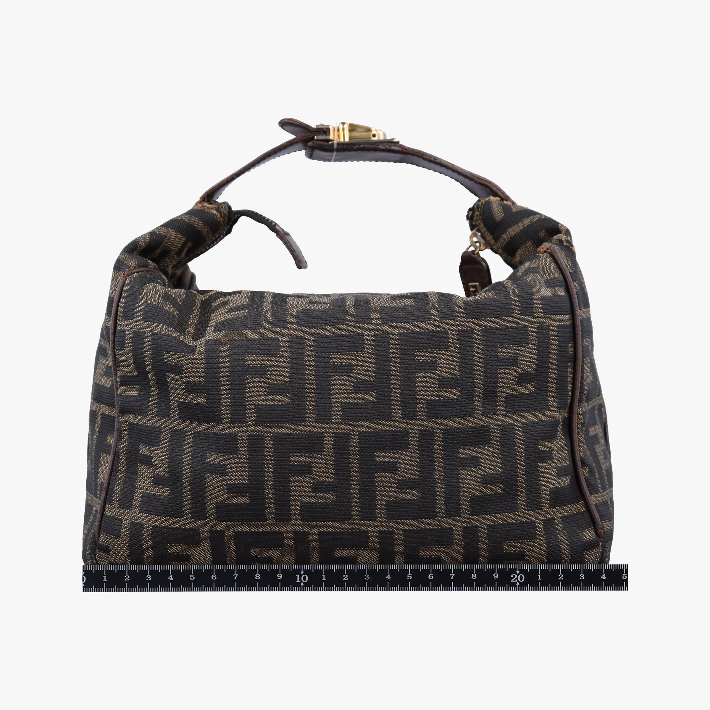 Pre-owned Fendi Zucca Print Brown canvas  handbag | stylenewstar