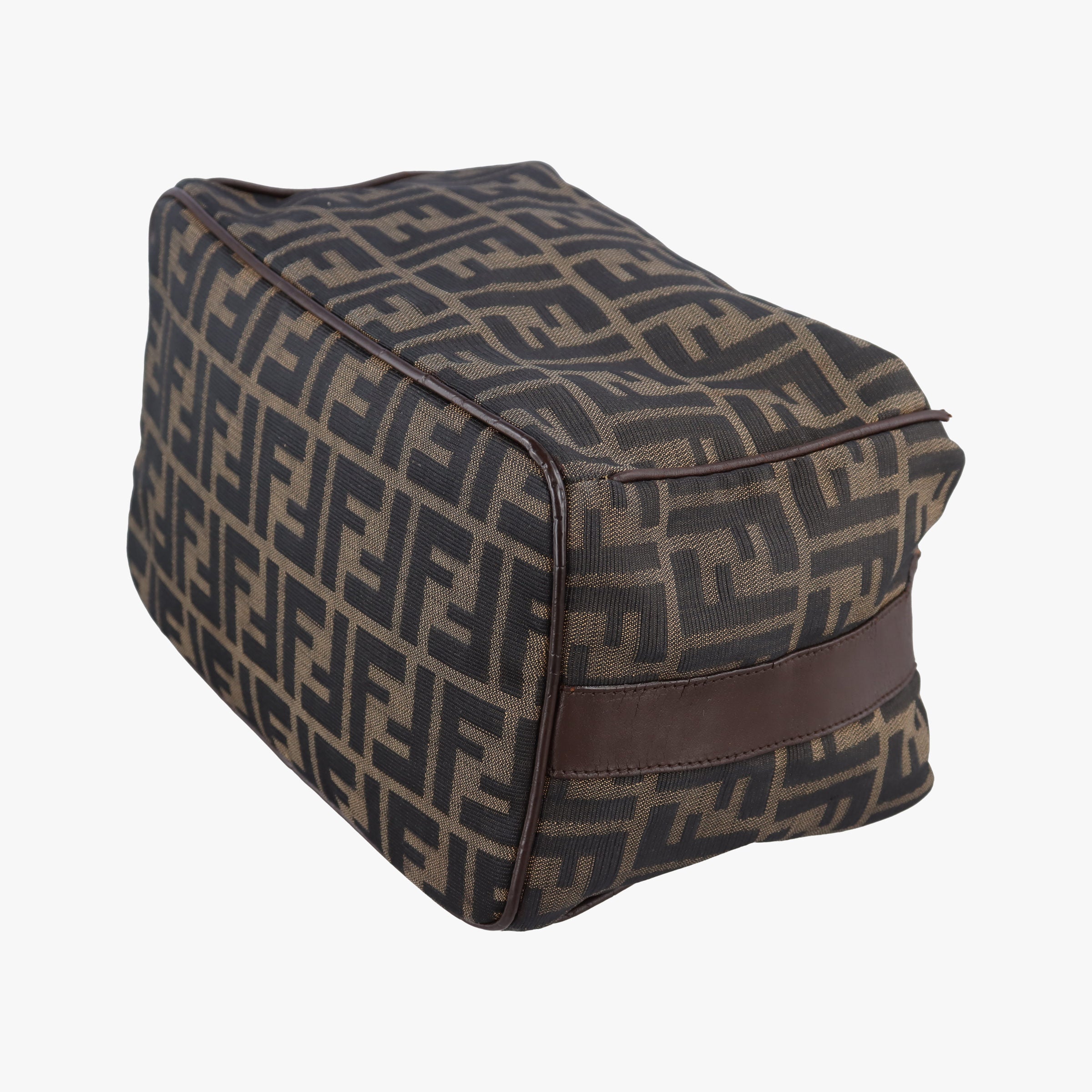 Pre-owned Fendi Zucca Print Brown canvas  handbag | stylenewstar