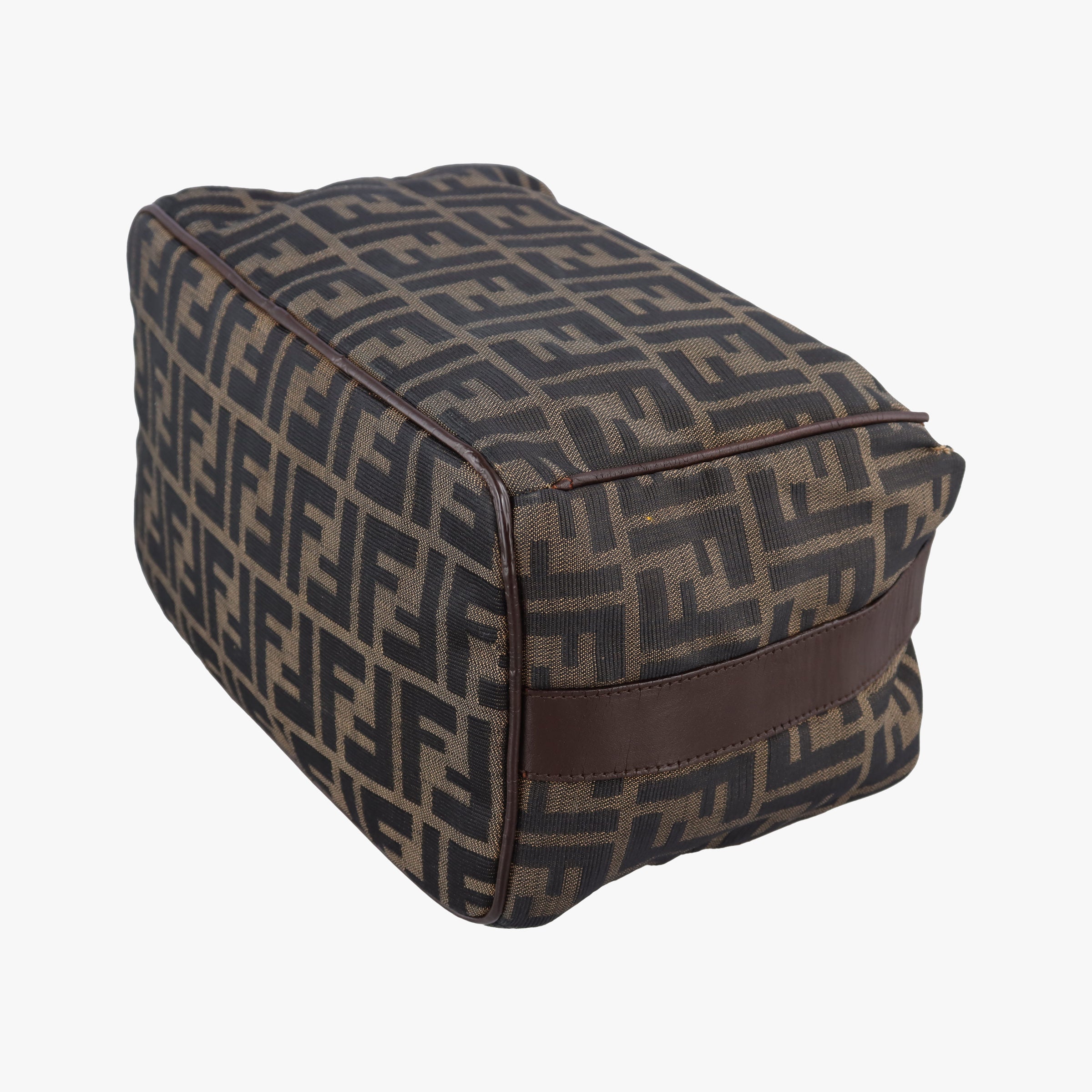 Pre-owned Fendi Zucca Print Brown canvas  handbag | stylenewstar