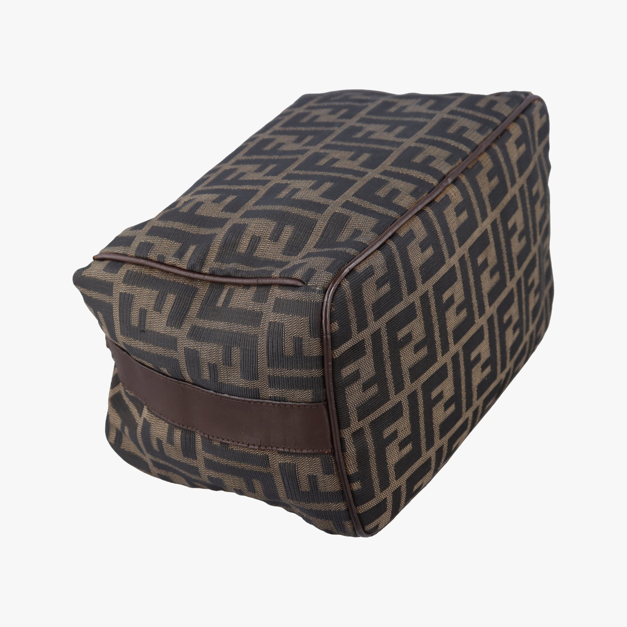 Pre-owned Fendi Zucca Print Brown canvas  handbag | stylenewstar