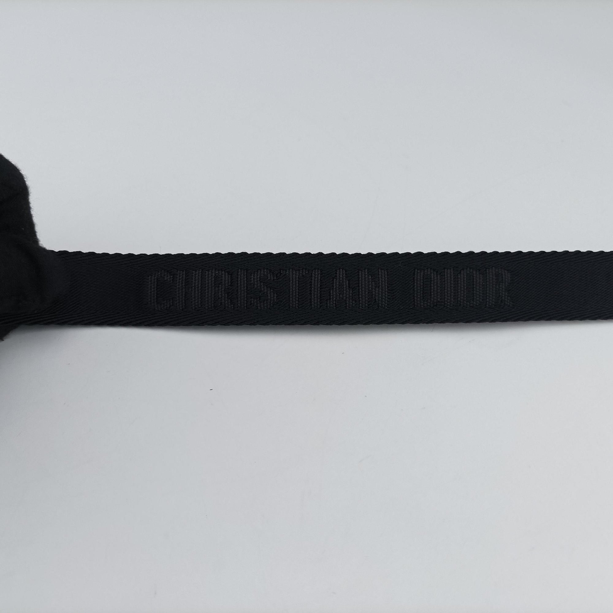 Pre-owned Christian Dior saddle Black leather  bum bag/waist bag | stylenewstar