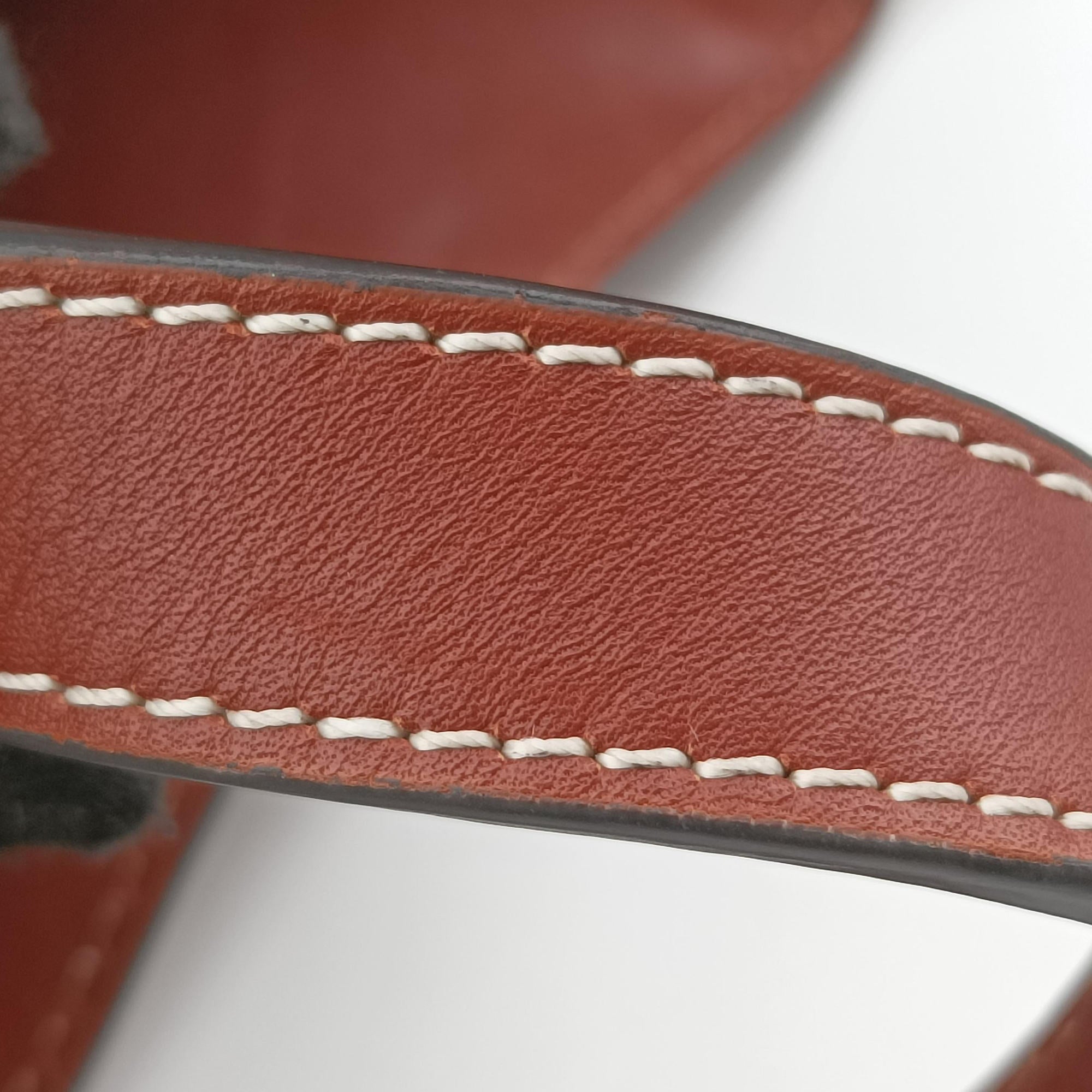Secondhand Loewe Hammock Brown Leather  handbag | stylenewstar