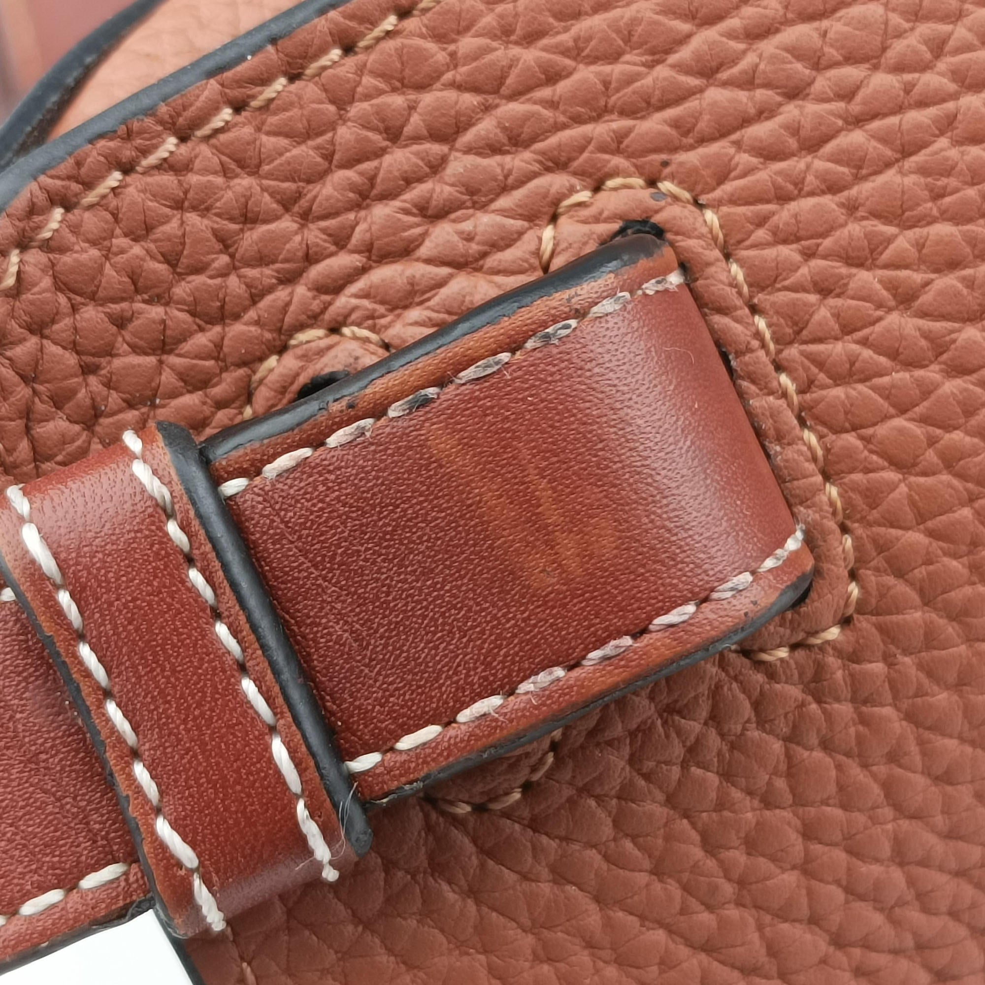 Secondhand Loewe Hammock Brown Leather  handbag | stylenewstar