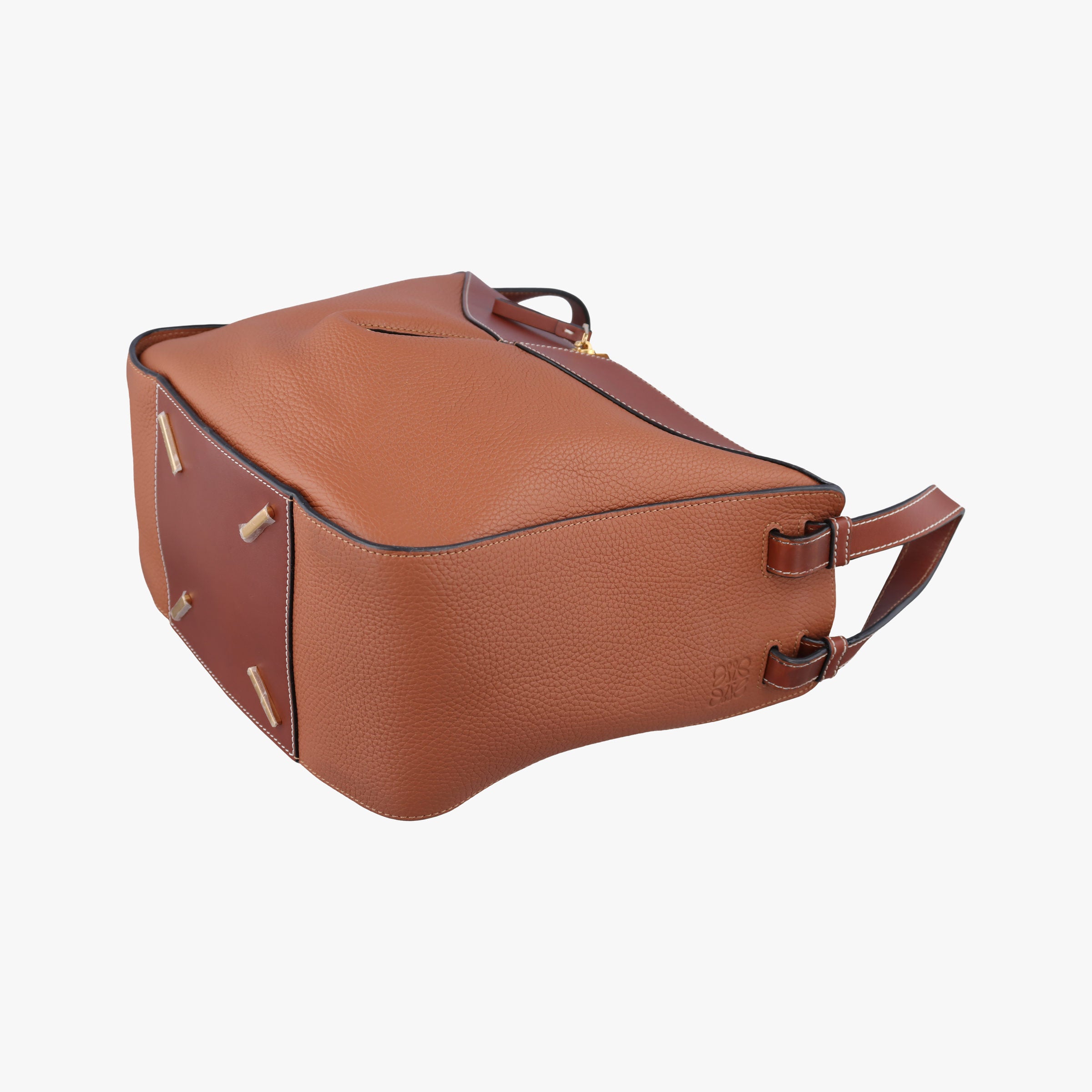 Secondhand Loewe Hammock Brown Leather  handbag | stylenewstar