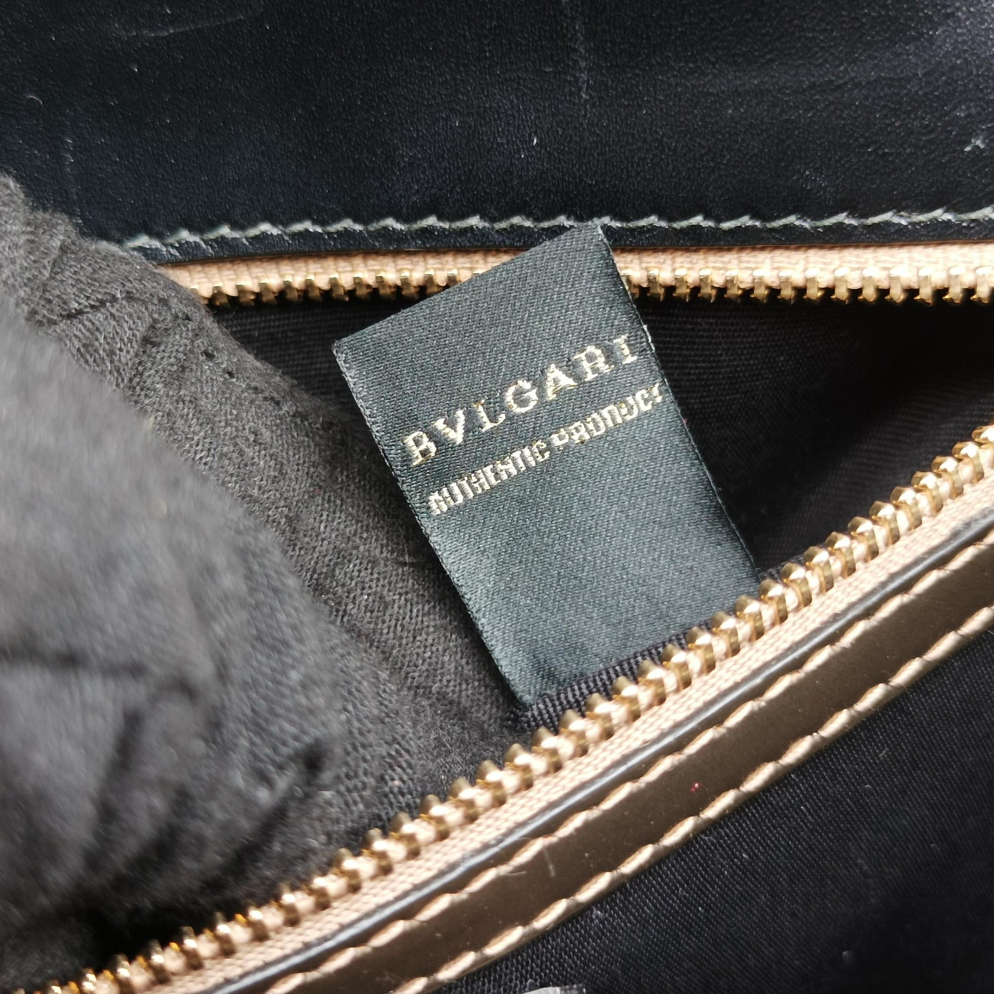 Secondhand Bvlgari SERPENTI FOREVER Golden Enamel  shoulderbag | stylenewstar