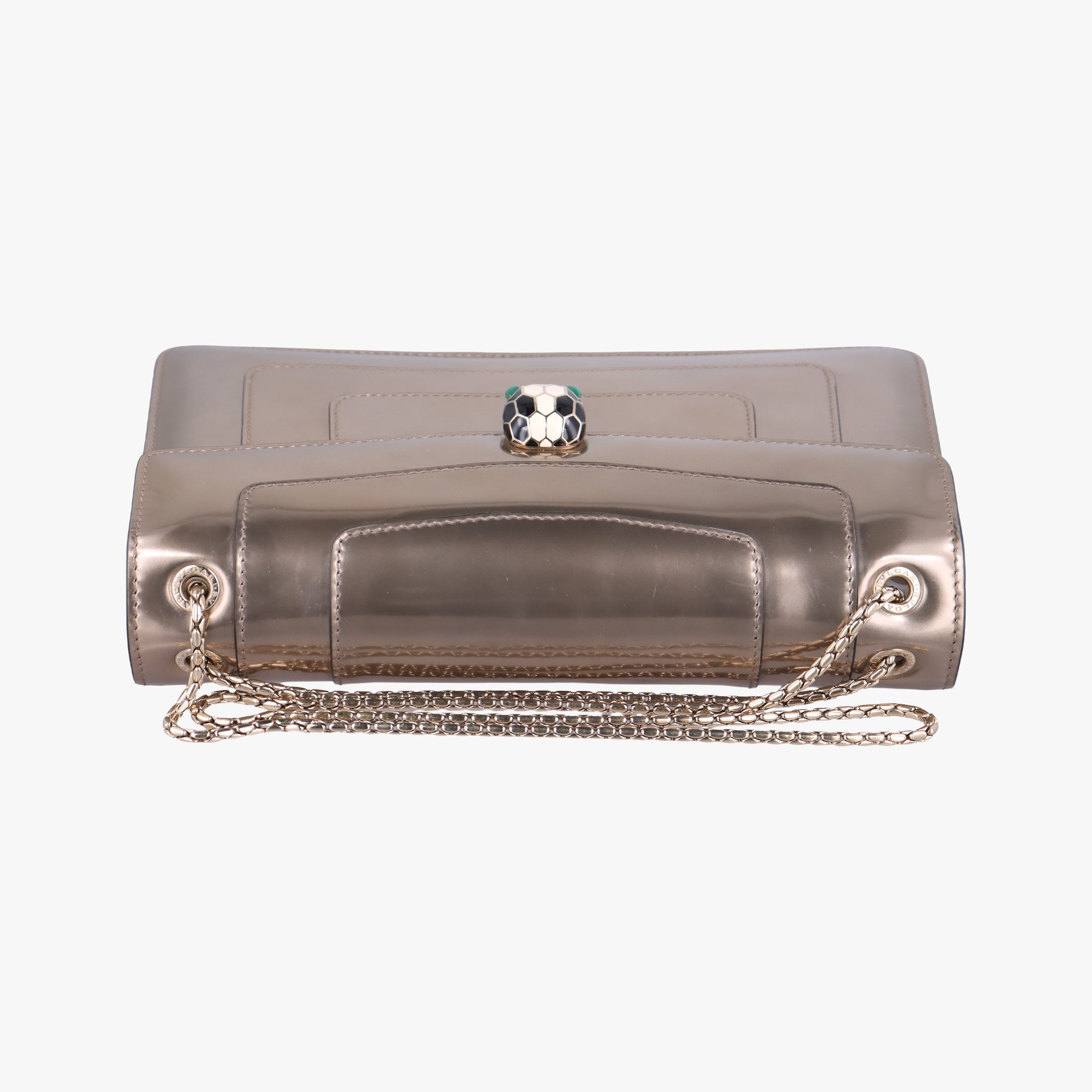 Secondhand Bvlgari SERPENTI FOREVER Golden Enamel  shoulderbag | stylenewstar