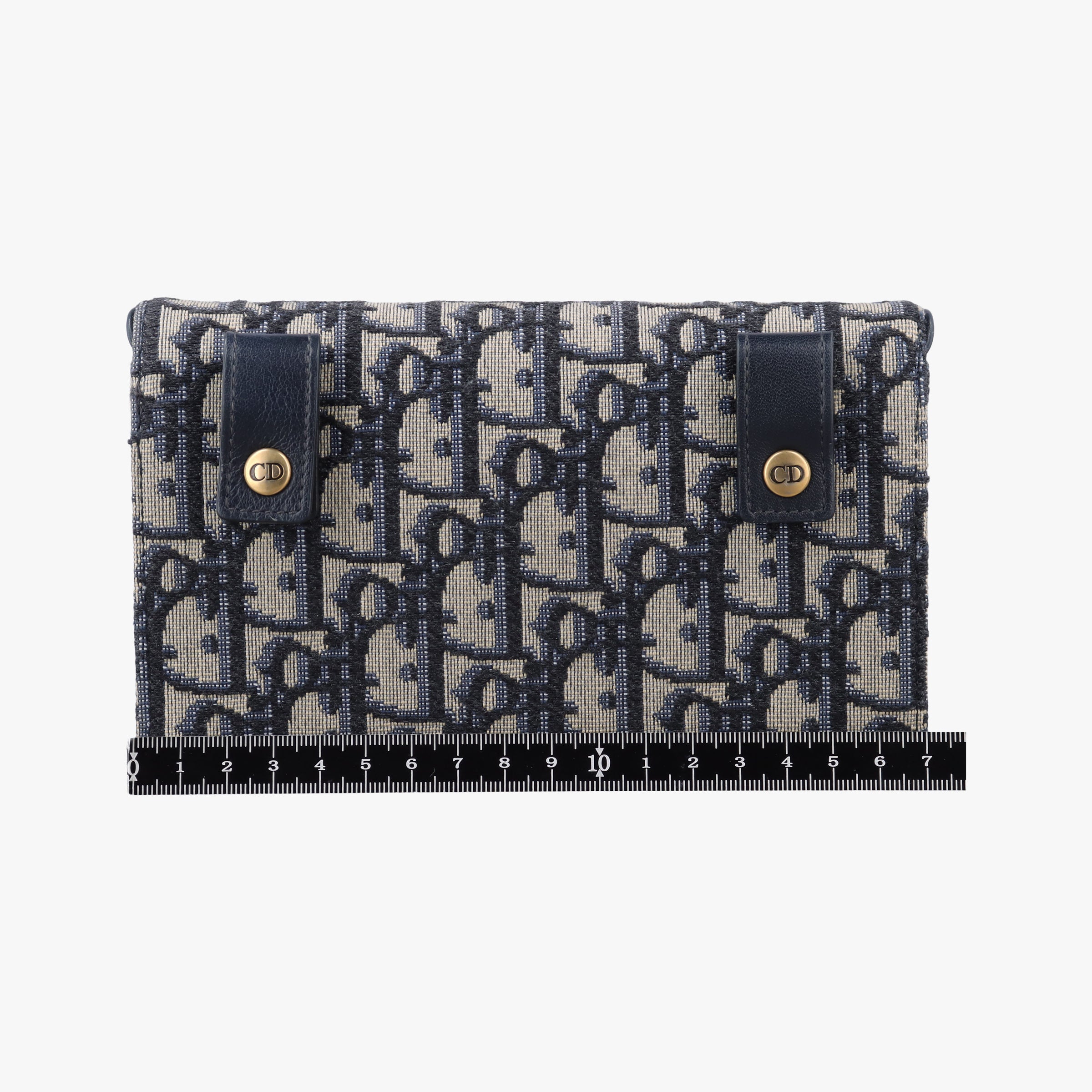 Vintage Christian Dior Saddle Navy×Gray jacquard  bum bag/waist bag | stylenewstar
