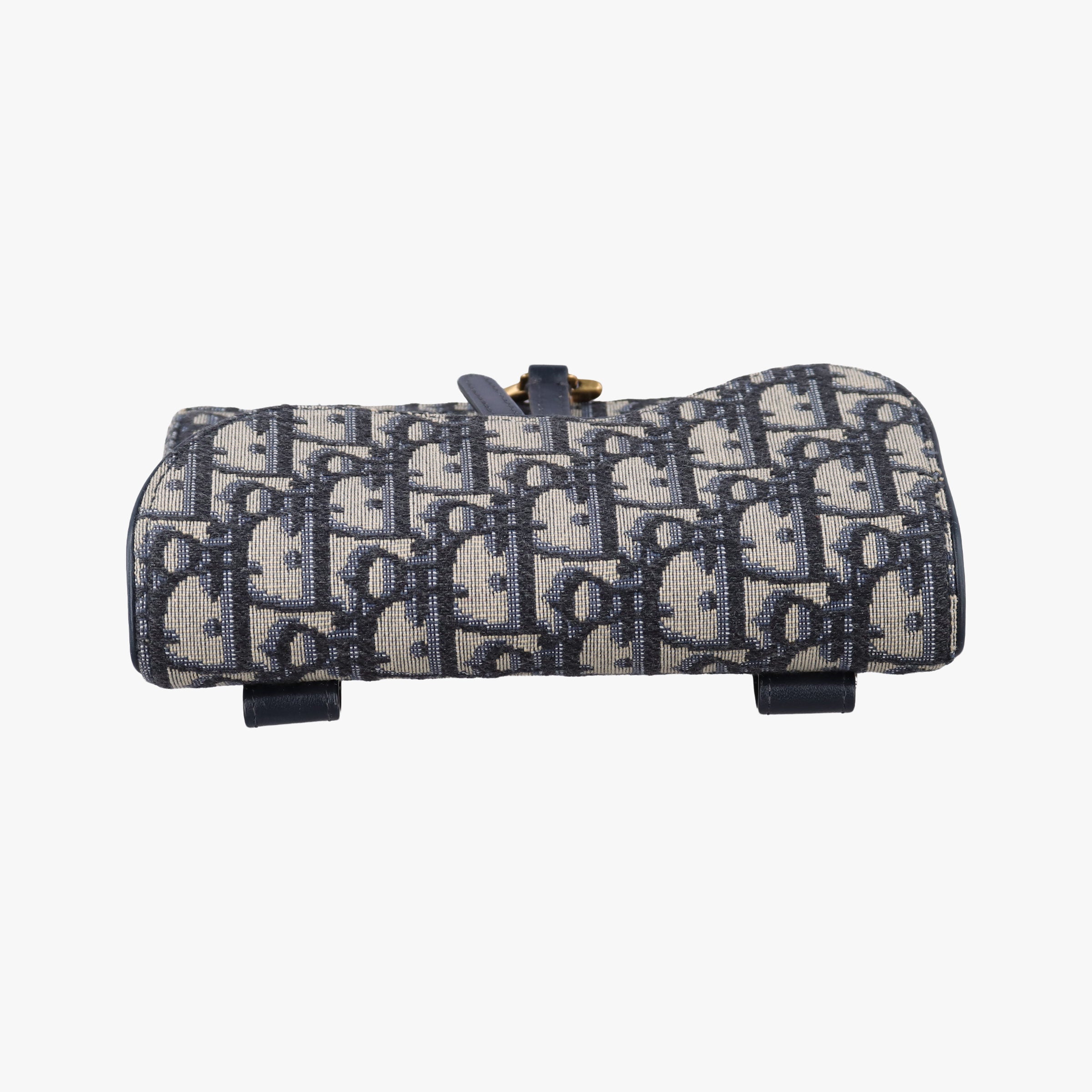 Vintage Christian Dior Saddle Navy×Gray jacquard  bum bag/waist bag | stylenewstar