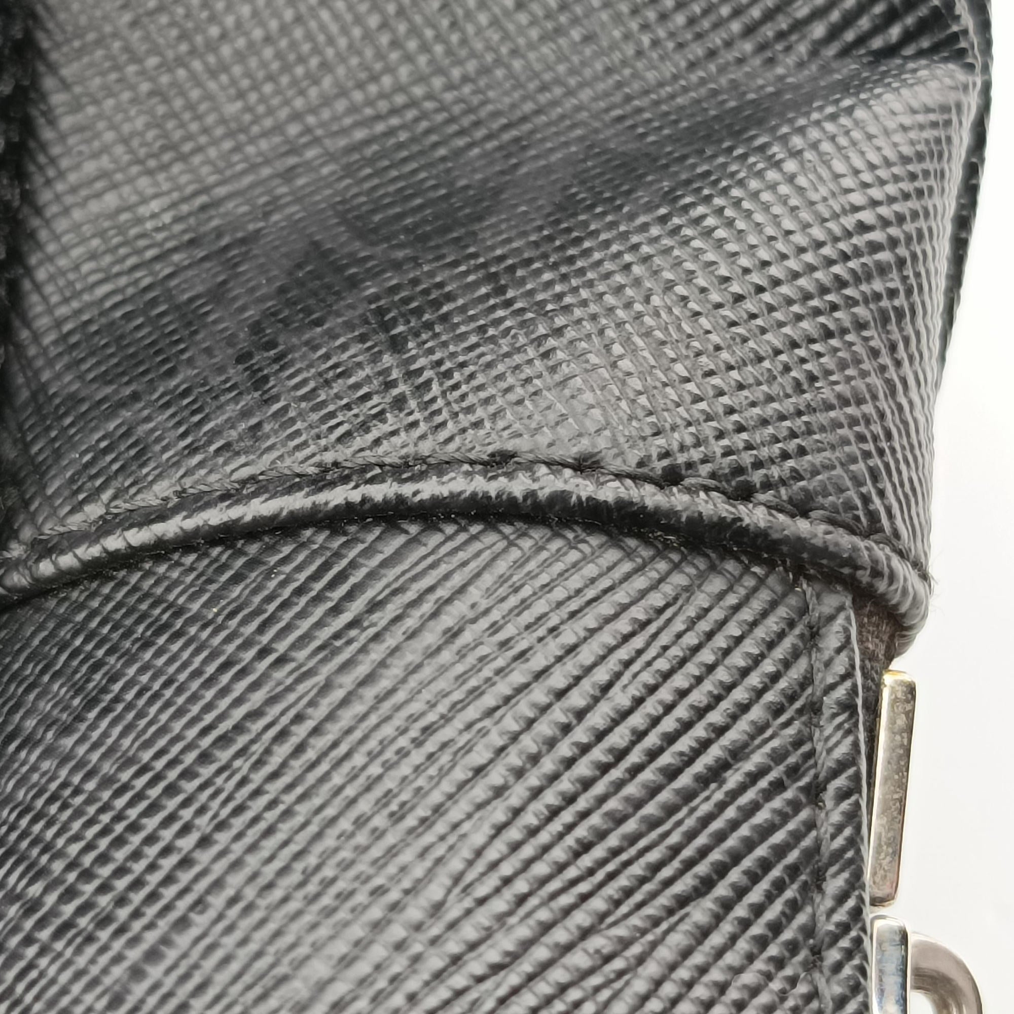 Pre-owned Christian Dior Fall 2017 "Late Night" Capsule Late Night Printed Black Leather 1LNBA001 backpack/rucksack | stylenewstar
