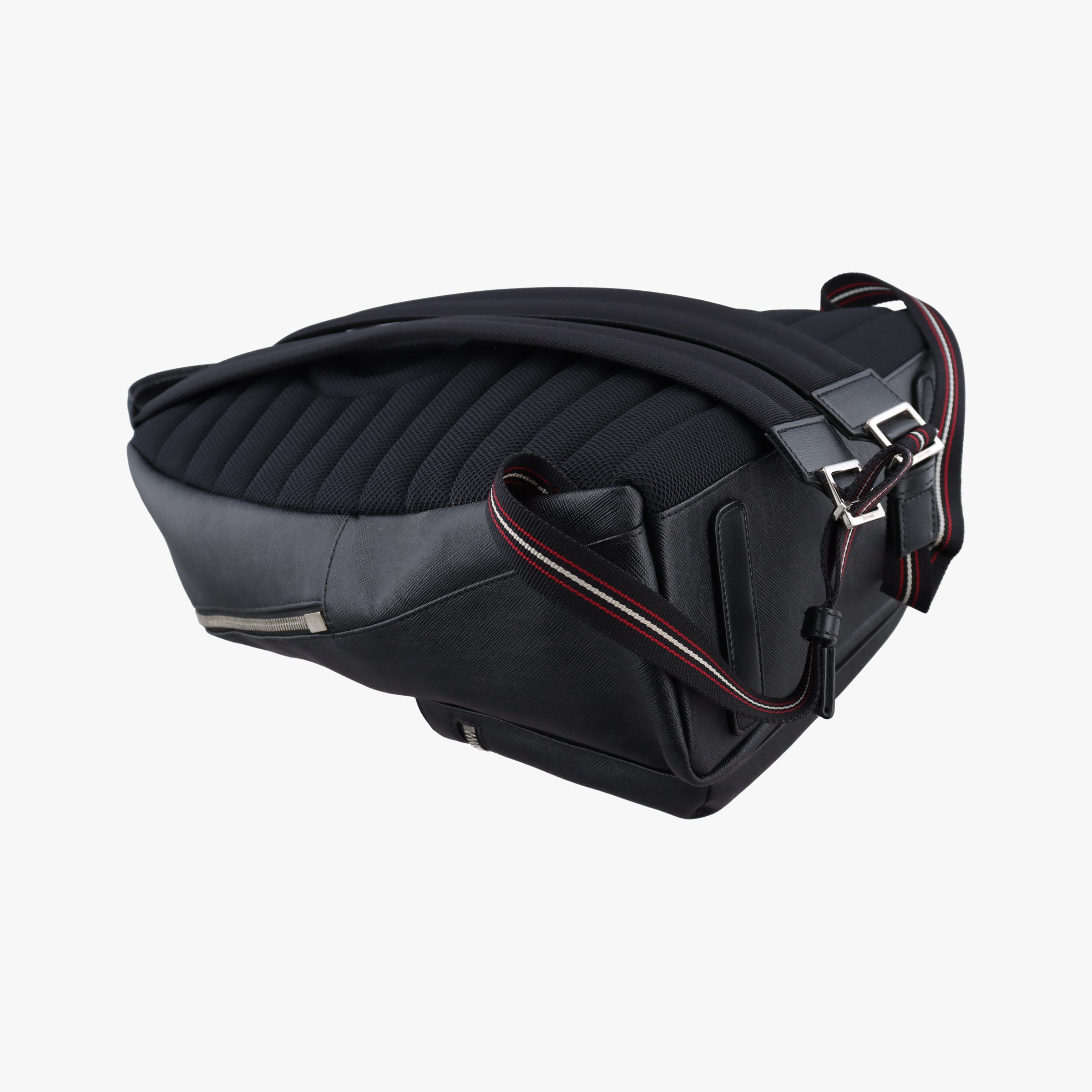 Pre-owned Christian Dior Fall 2017 "Late Night" Capsule Late Night Printed Black Leather 1LNBA001 backpack/rucksack | stylenewstar