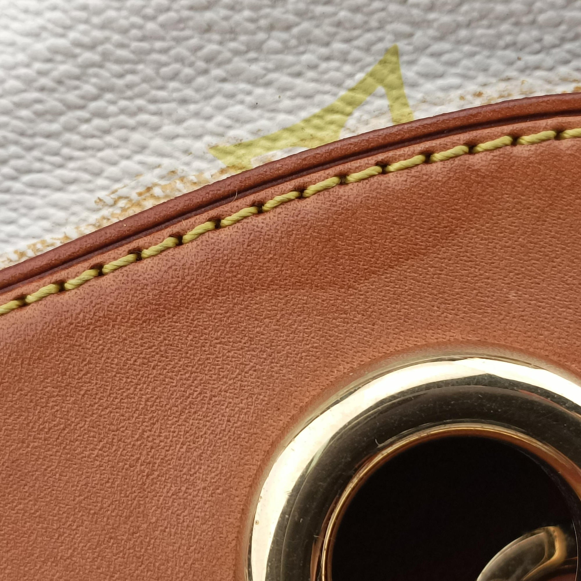 Vintage Louis Vuitton URSULA white Monogram Multicolor M40123 handbag | stylenewstar