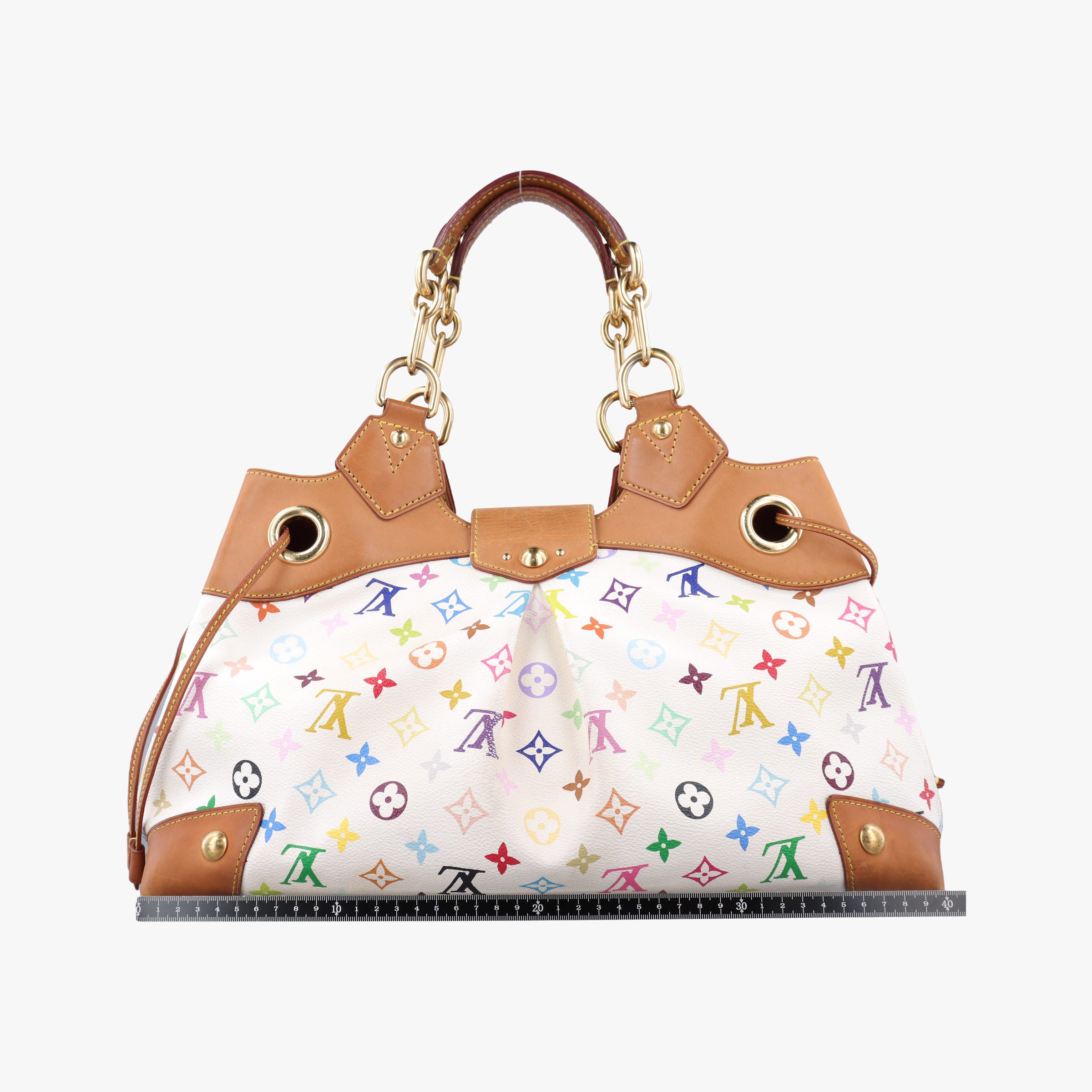 Vintage Louis Vuitton URSULA white Monogram Multicolor M40123 handbag | stylenewstar