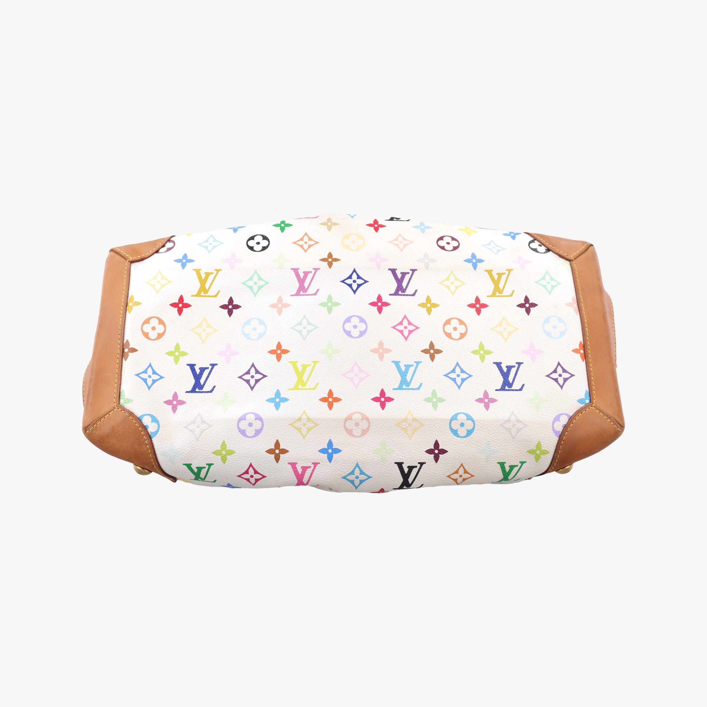 Vintage Louis Vuitton URSULA white Monogram Multicolor M40123 handbag | stylenewstar
