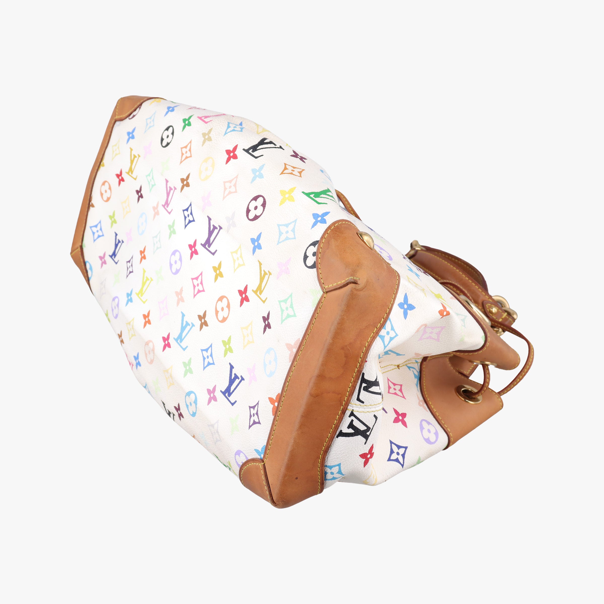 Vintage Louis Vuitton URSULA white Monogram Multicolor M40123 handbag | stylenewstar