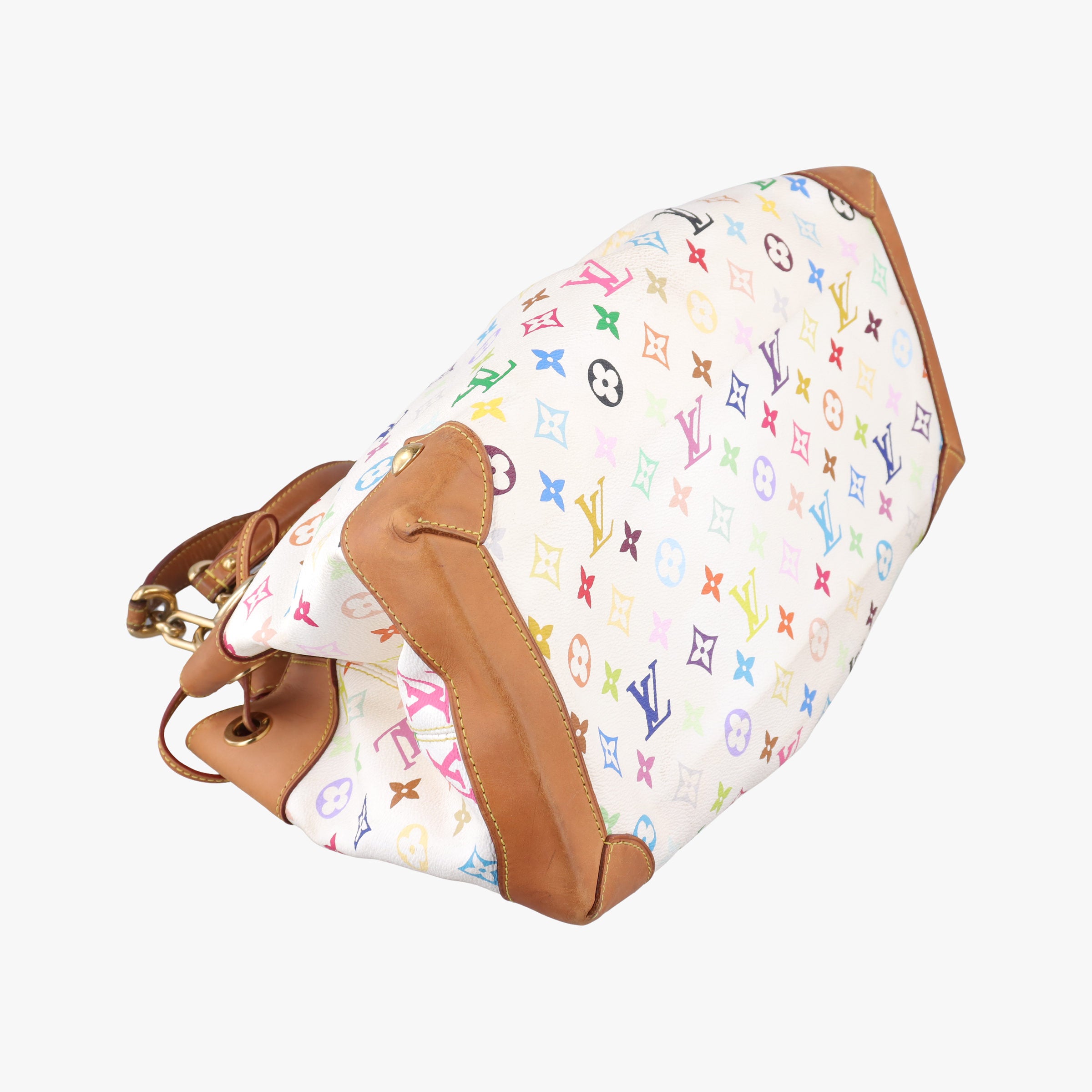 Vintage Louis Vuitton URSULA white Monogram Multicolor M40123 handbag | stylenewstar