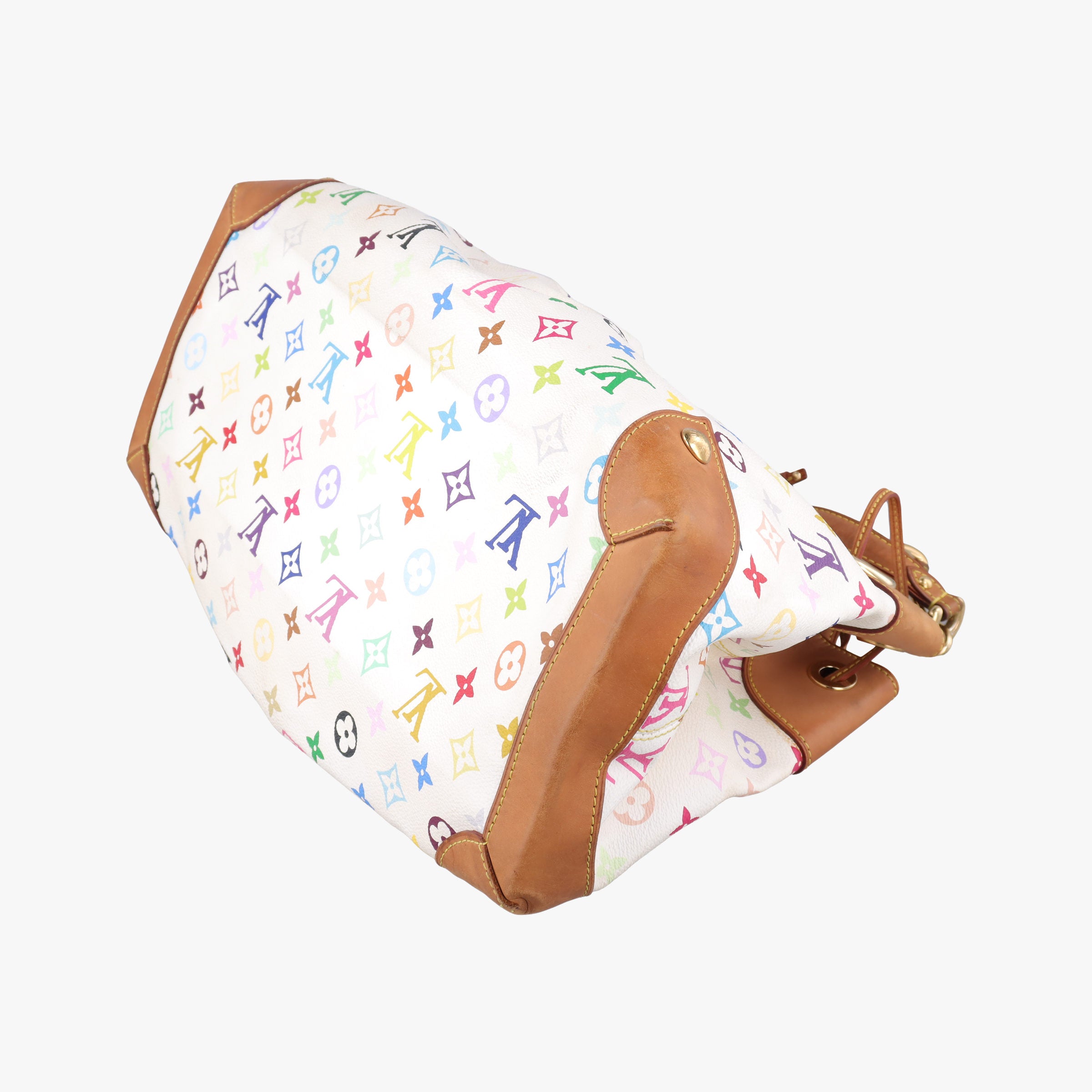 Vintage Louis Vuitton URSULA white Monogram Multicolor M40123 handbag | stylenewstar