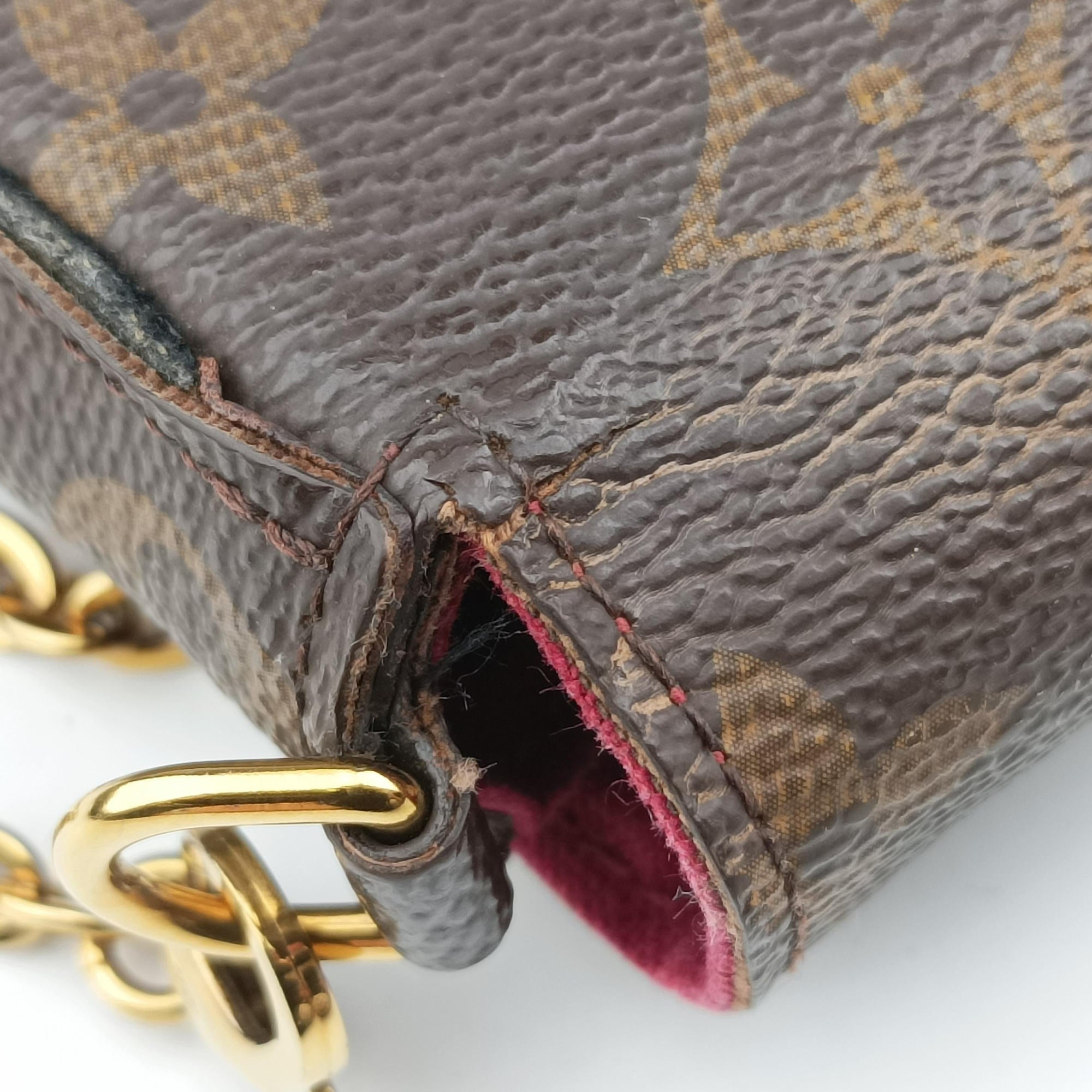 Secondhand Louis Vuitton Pochette Felicie Brown Monogram Canvas M61276 shoulderbag | stylenewstar