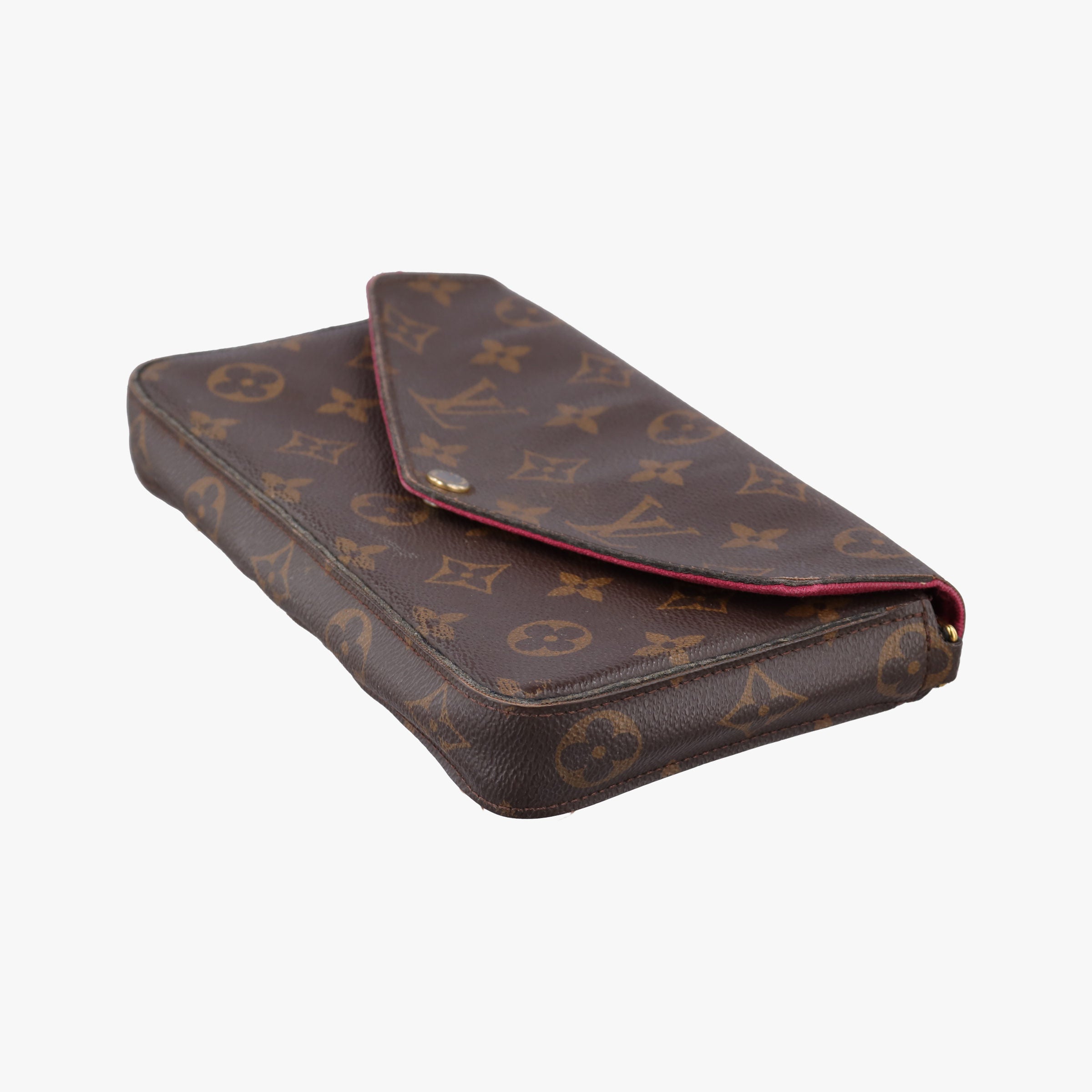 Secondhand Louis Vuitton Pochette Felicie Brown Monogram Canvas M61276 shoulderbag | stylenewstar