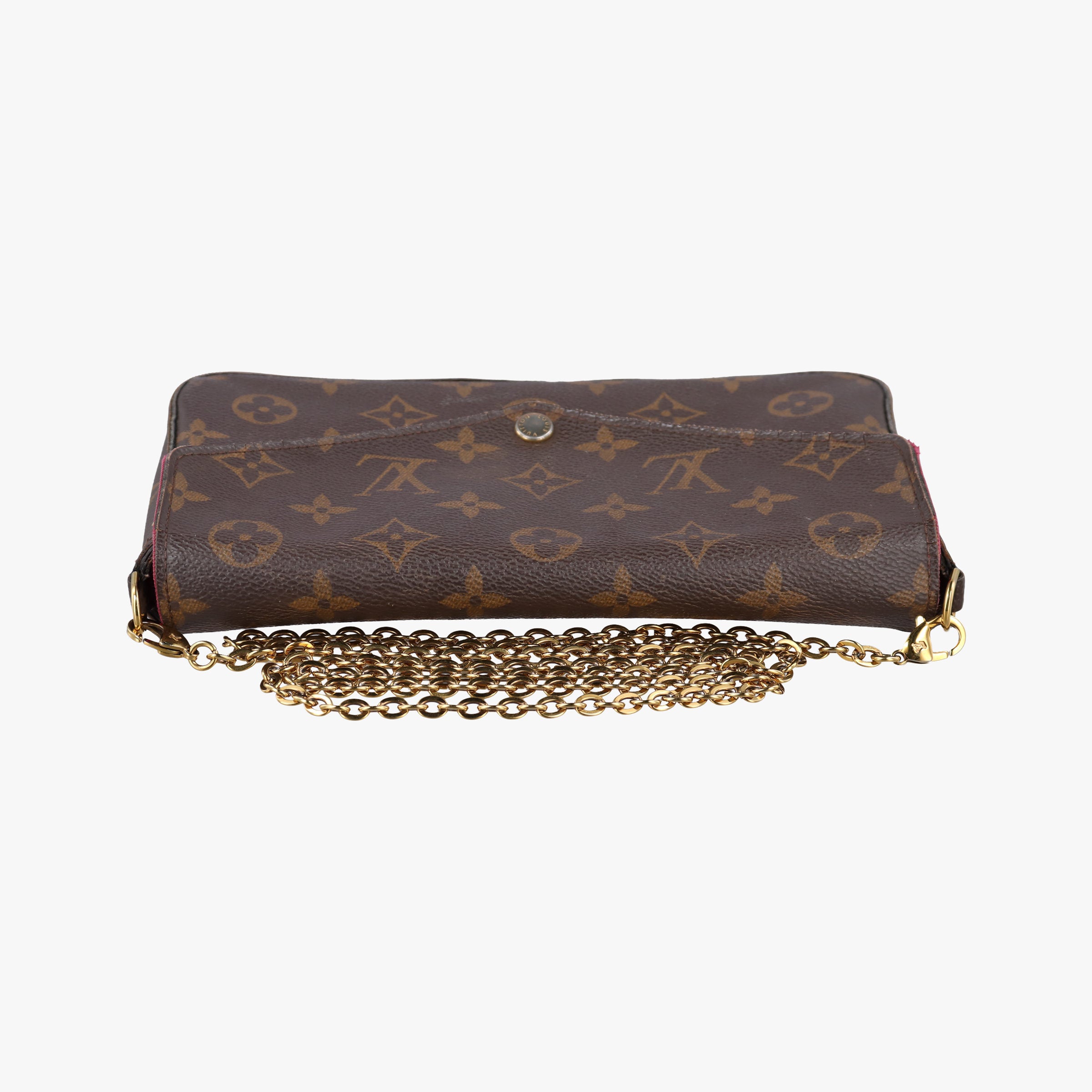 Secondhand Louis Vuitton Pochette Felicie Brown Monogram Canvas M61276 shoulderbag | stylenewstar