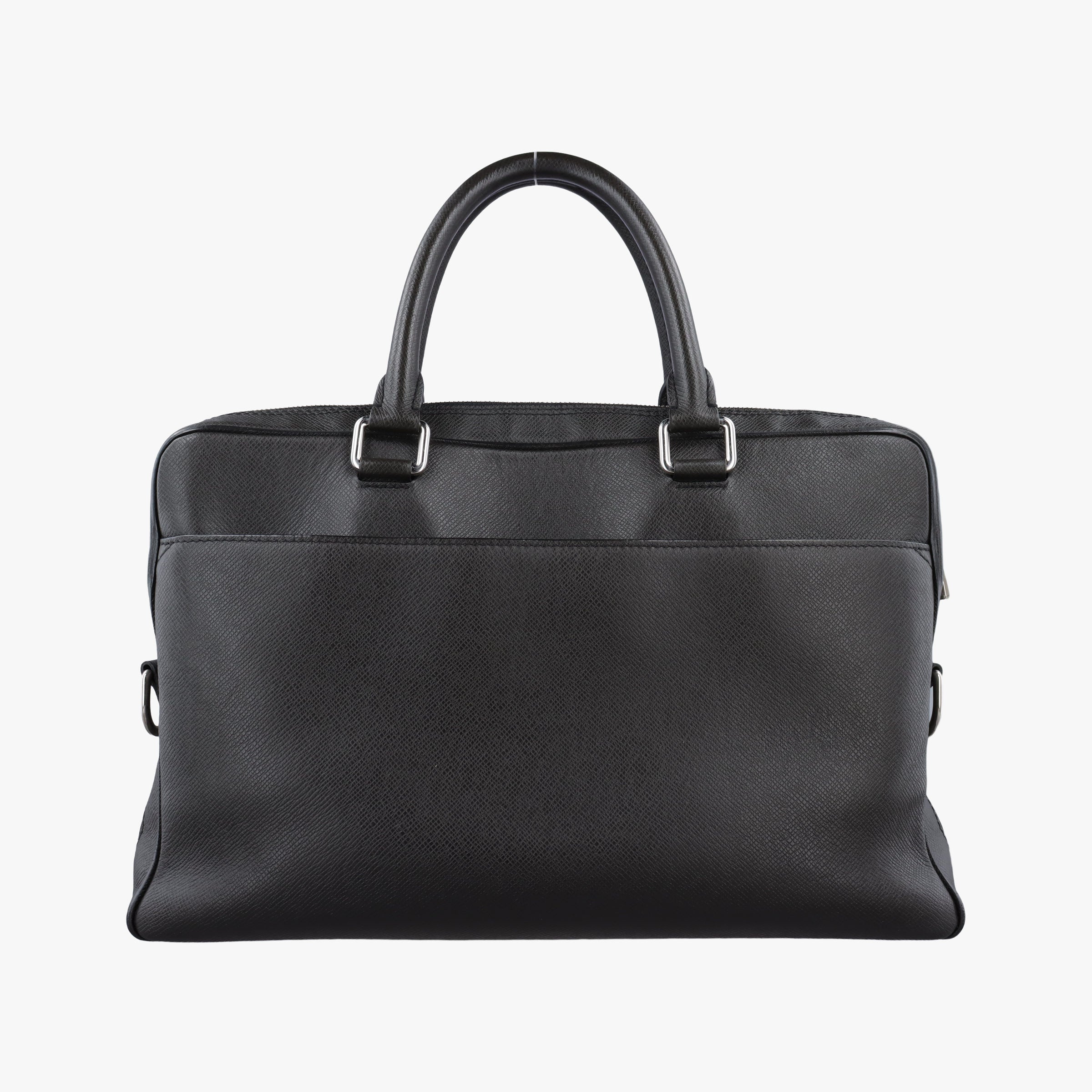 Pre-owned Louis Vuitton Porto Document Business PM Black Taiga M32952 handbag | stylenewstar