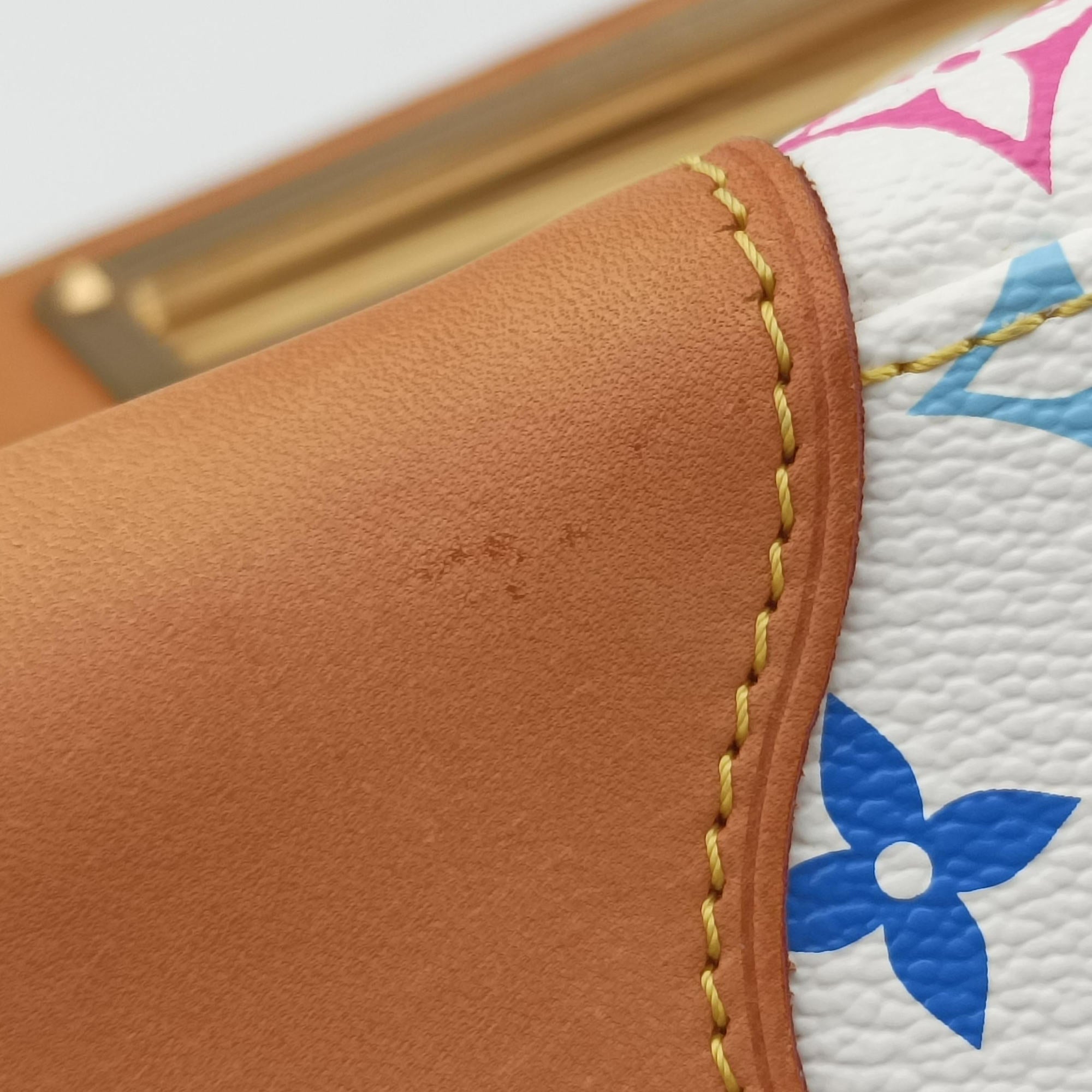 Pre-owned Louis Vuitton JUDY MM white Monogram Multicolor M40255 shoulderbag | stylenewstar