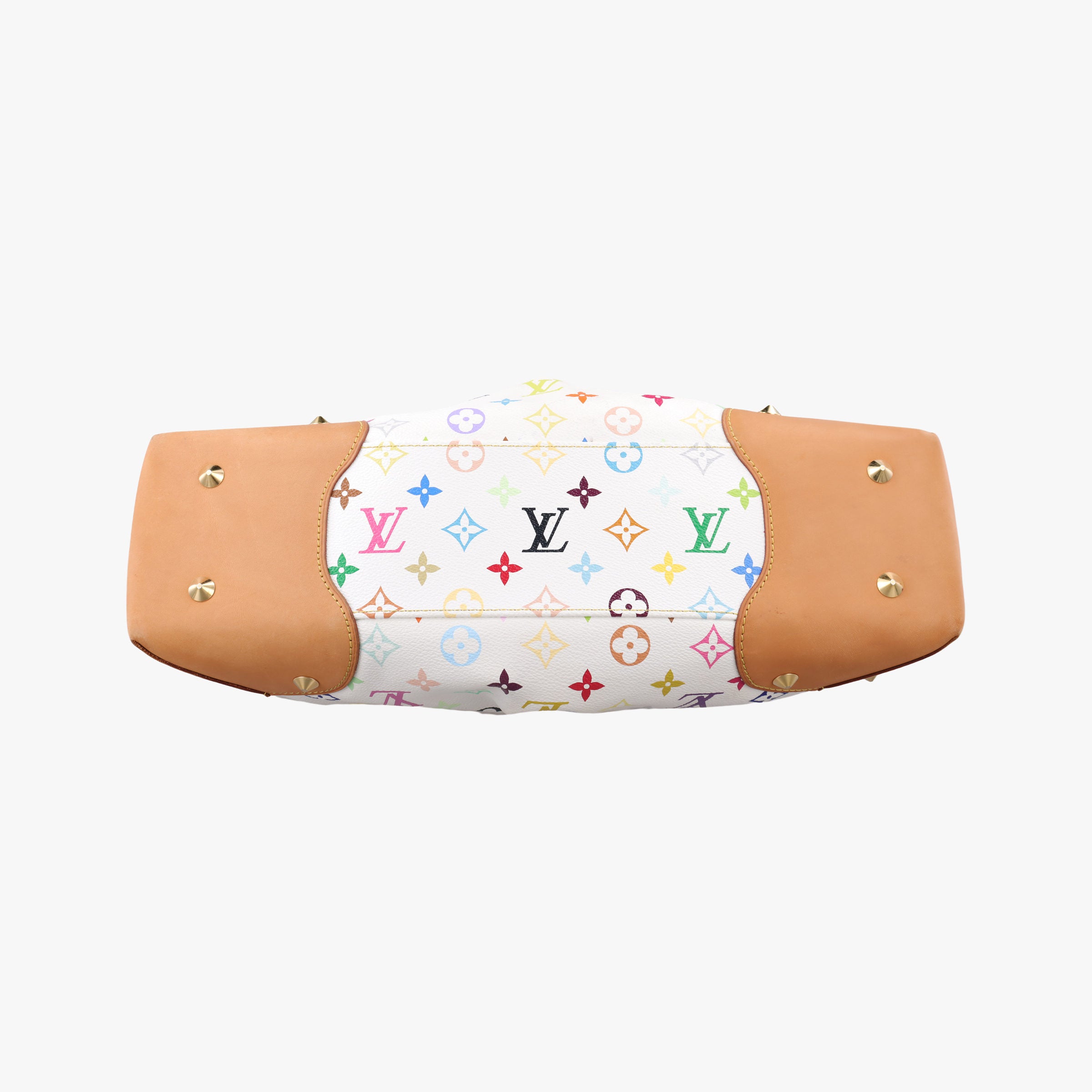 Pre-owned Louis Vuitton JUDY MM white Monogram Multicolor M40255 shoulderbag | stylenewstar