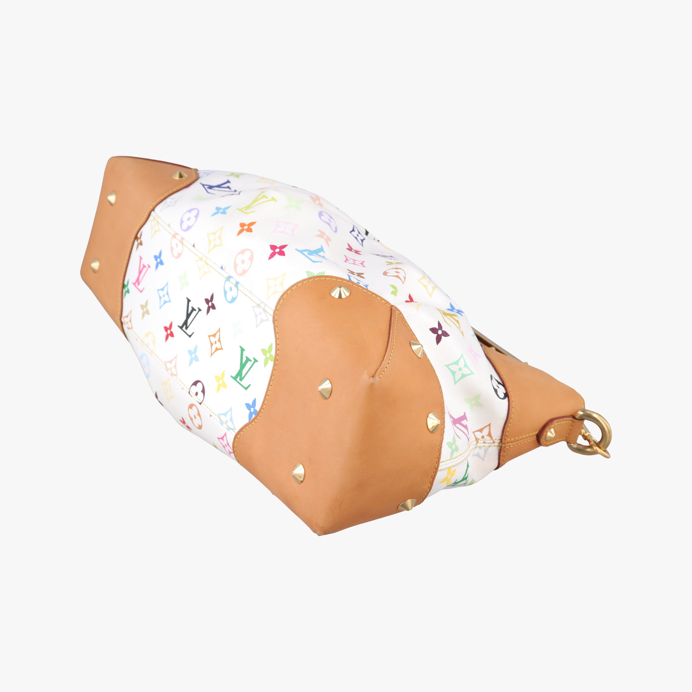 Pre-owned Louis Vuitton JUDY MM white Monogram Multicolor M40255 shoulderbag | stylenewstar
