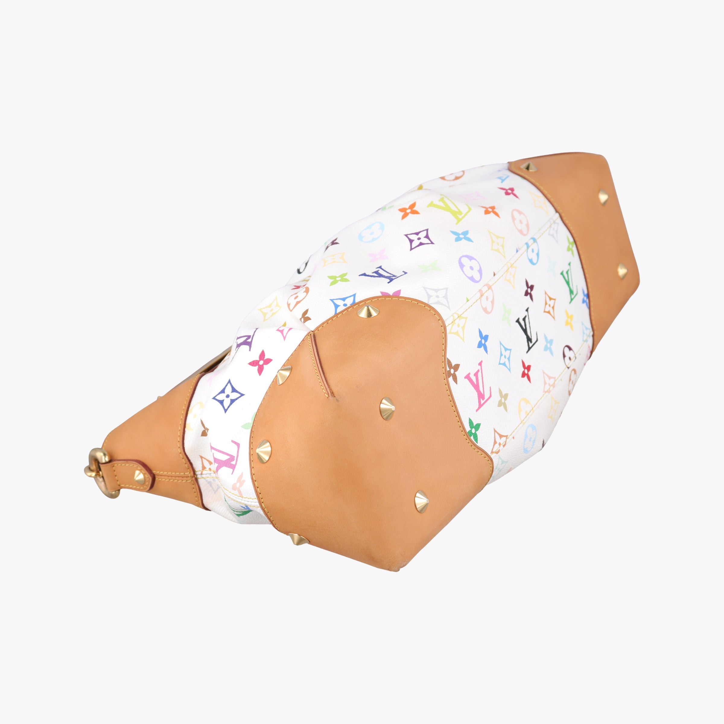 Pre-owned Louis Vuitton JUDY MM white Monogram Multicolor M40255 shoulderbag | stylenewstar