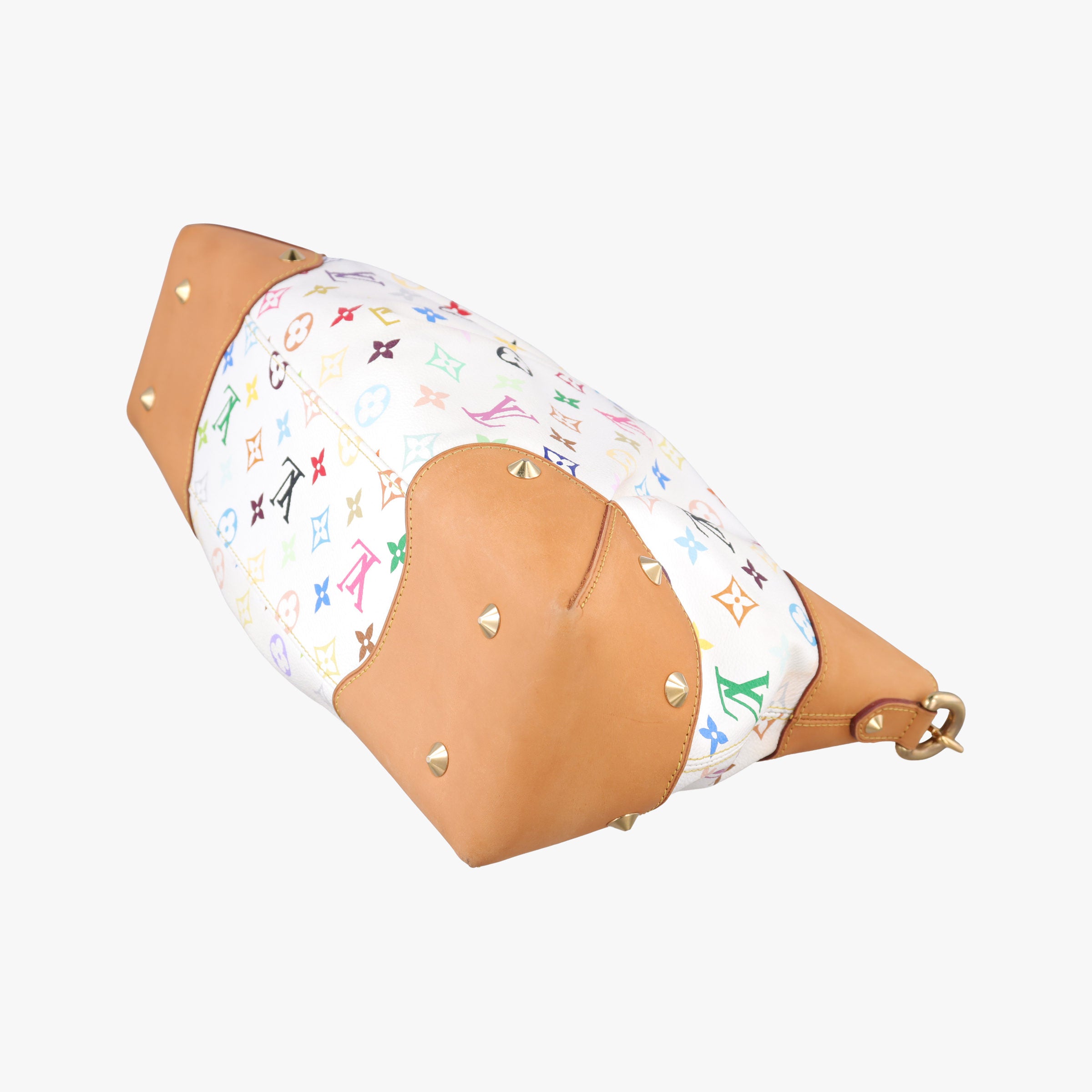 Pre-owned Louis Vuitton JUDY MM white Monogram Multicolor M40255 shoulderbag | stylenewstar