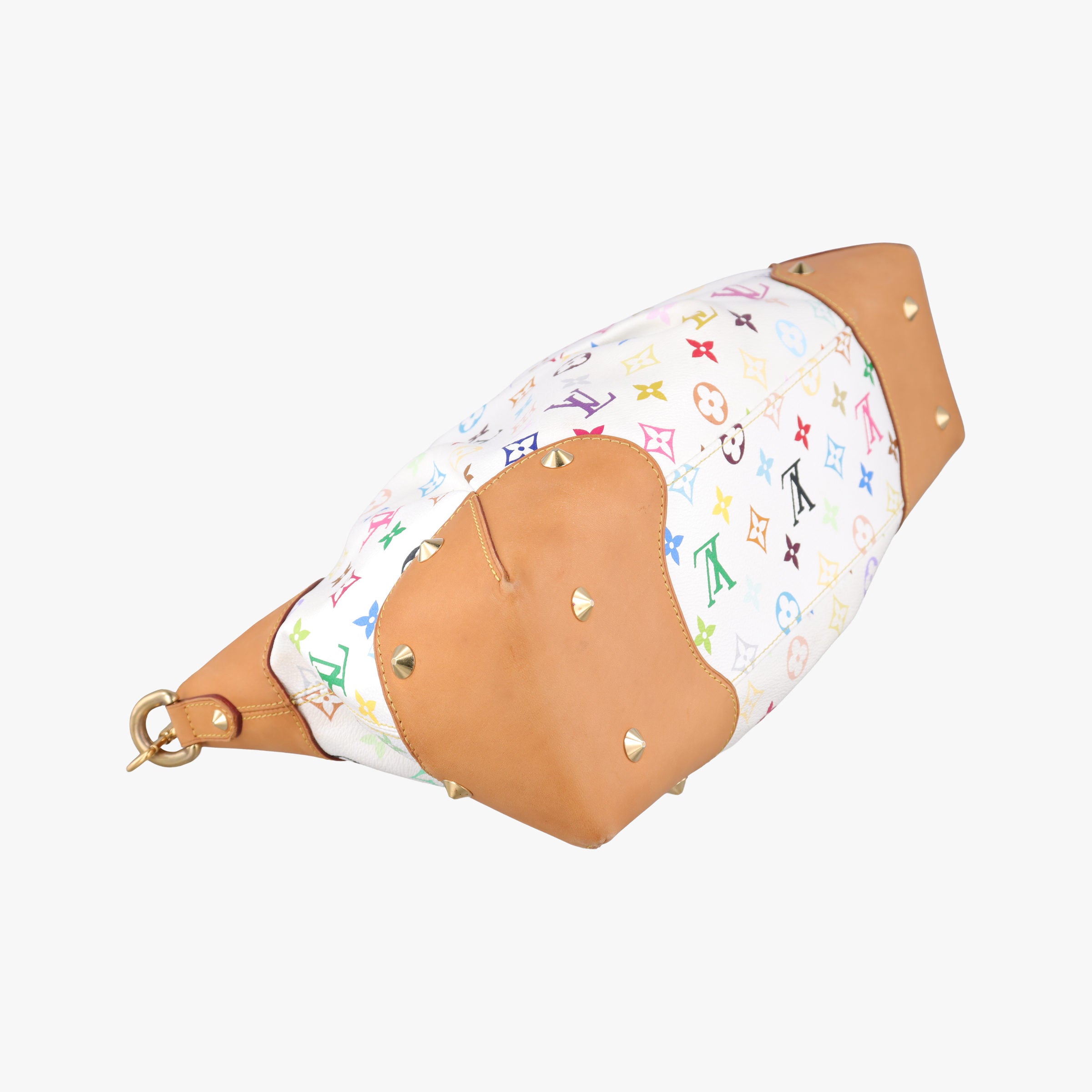 Pre-owned Louis Vuitton JUDY MM white Monogram Multicolor M40255 shoulderbag | stylenewstar
