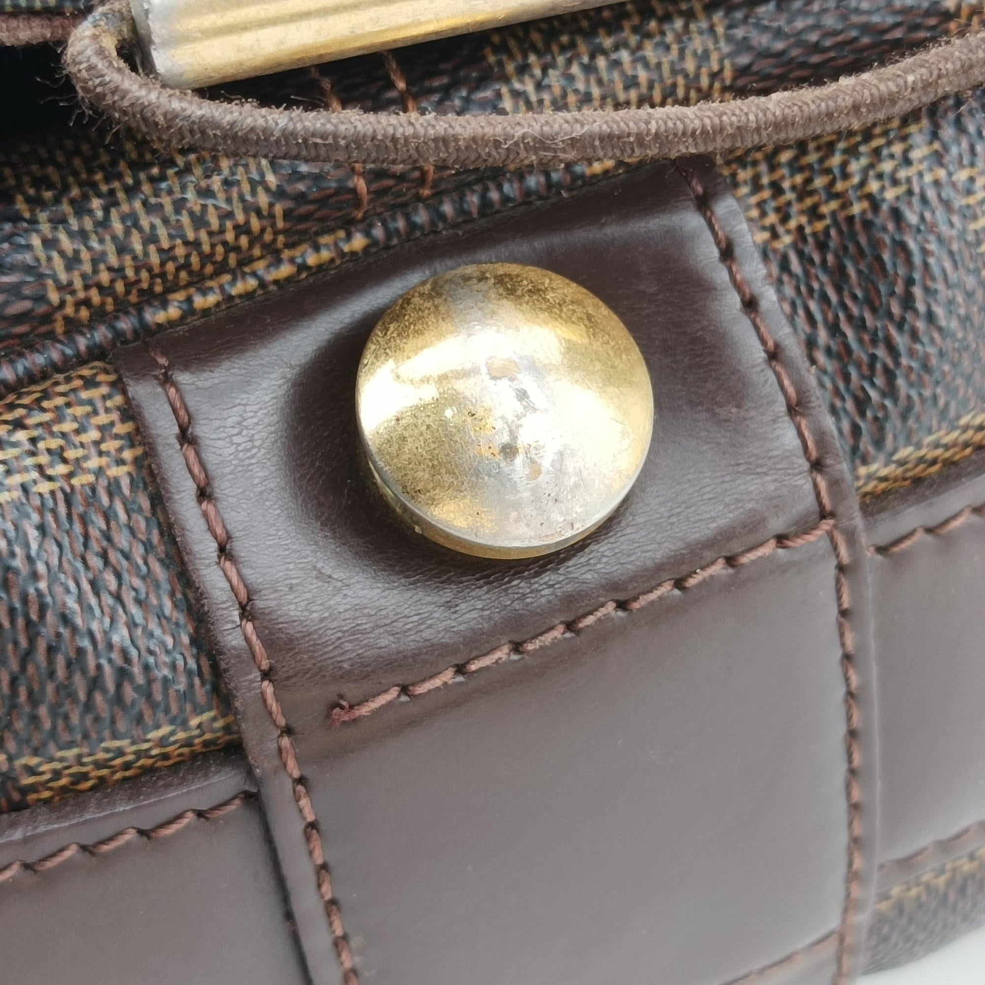 Pre-owned Louis Vuitton Bastille Messenger EBENE Damier Canvas N45258 shoulderbag | stylenewstar