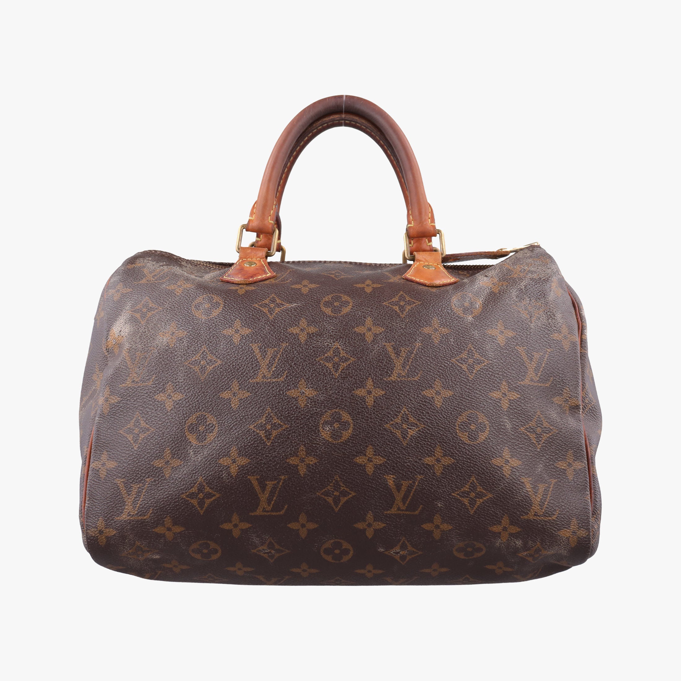 Pre-owned Louis Vuitton Speedy 30 Brown Monogram Canvas M41526 handbag | stylenewstar