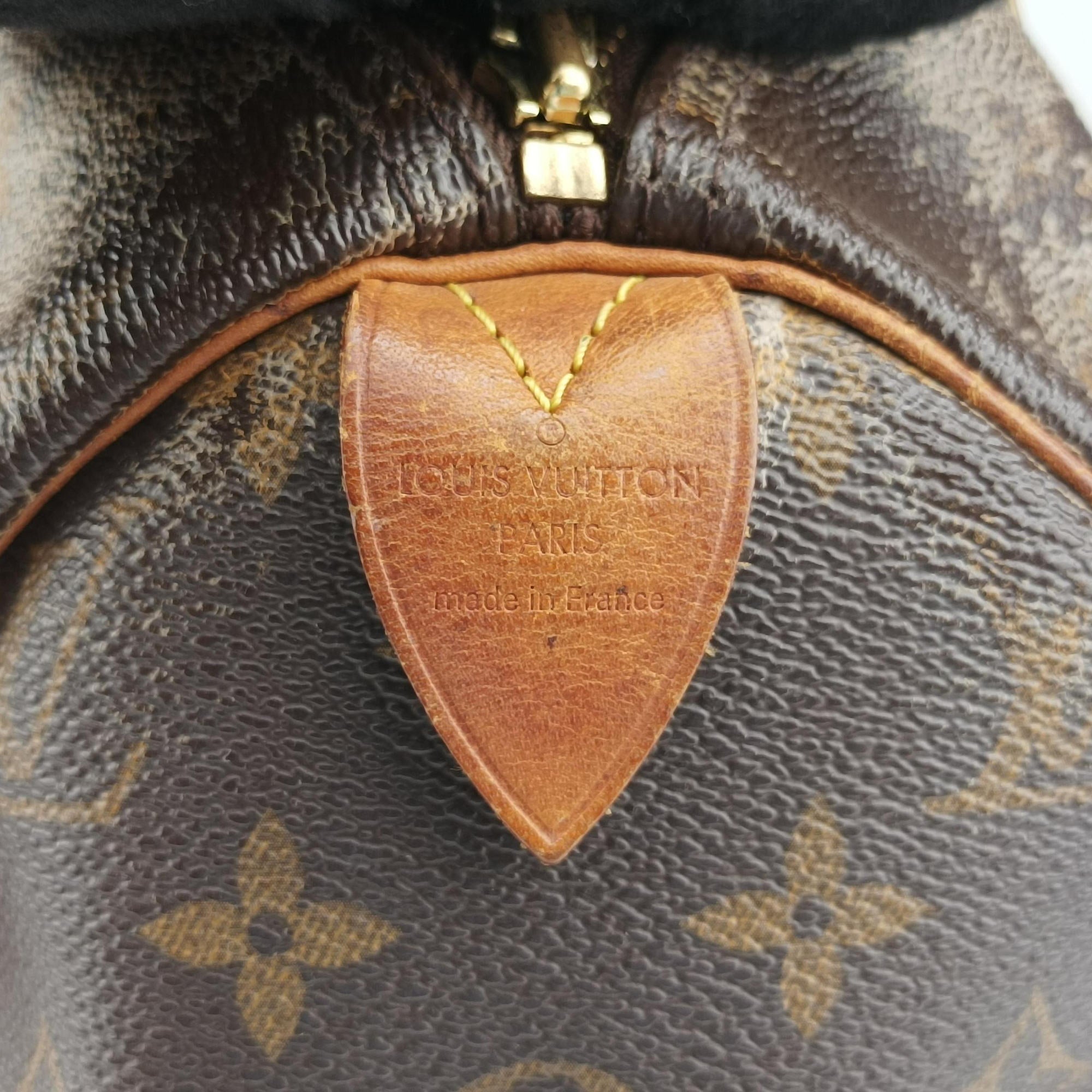 Pre-owned Louis Vuitton Speedy 30 Brown Monogram Canvas M41526 handbag | stylenewstar