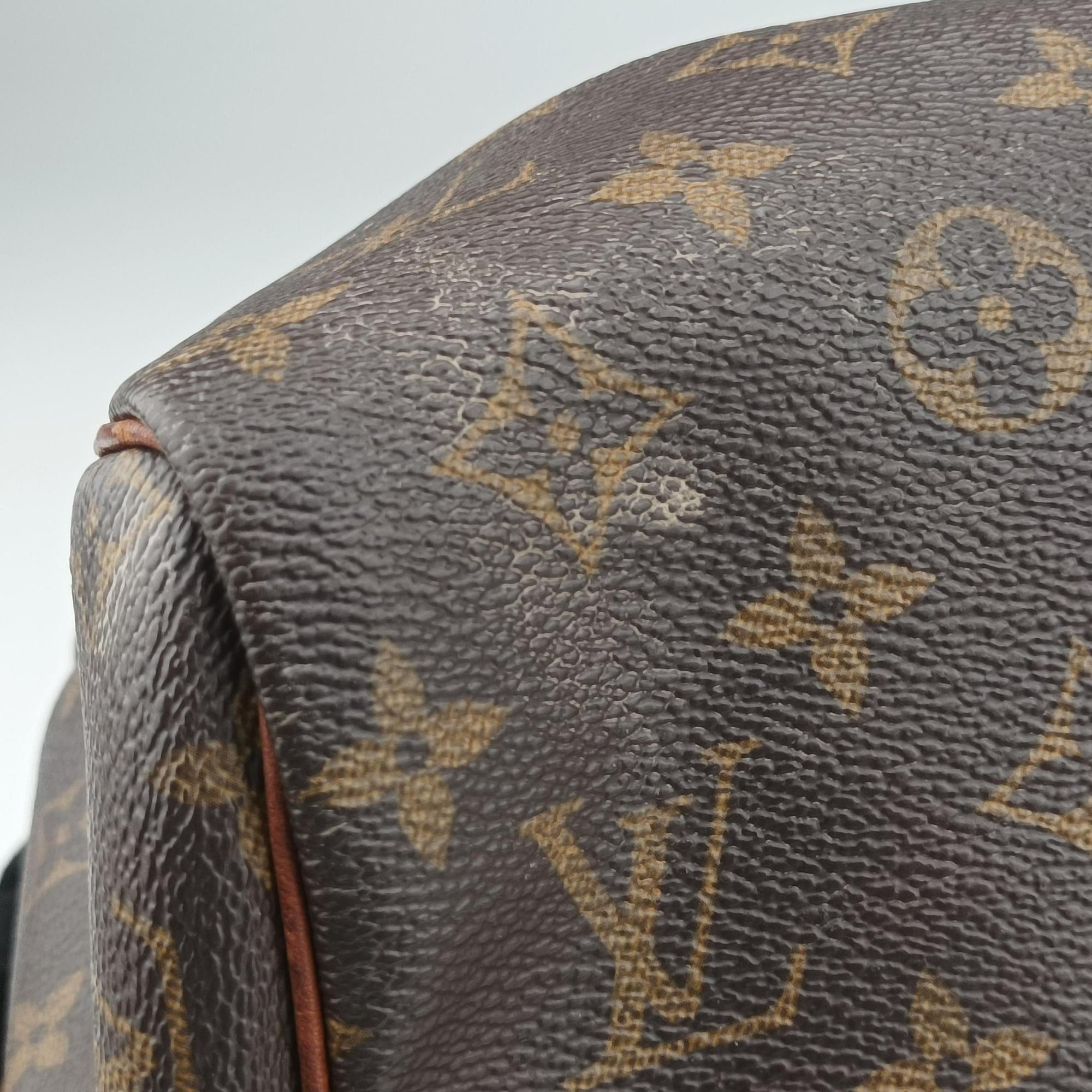 Pre-owned Louis Vuitton Speedy 30 Brown Monogram Canvas M41526 handbag | stylenewstar