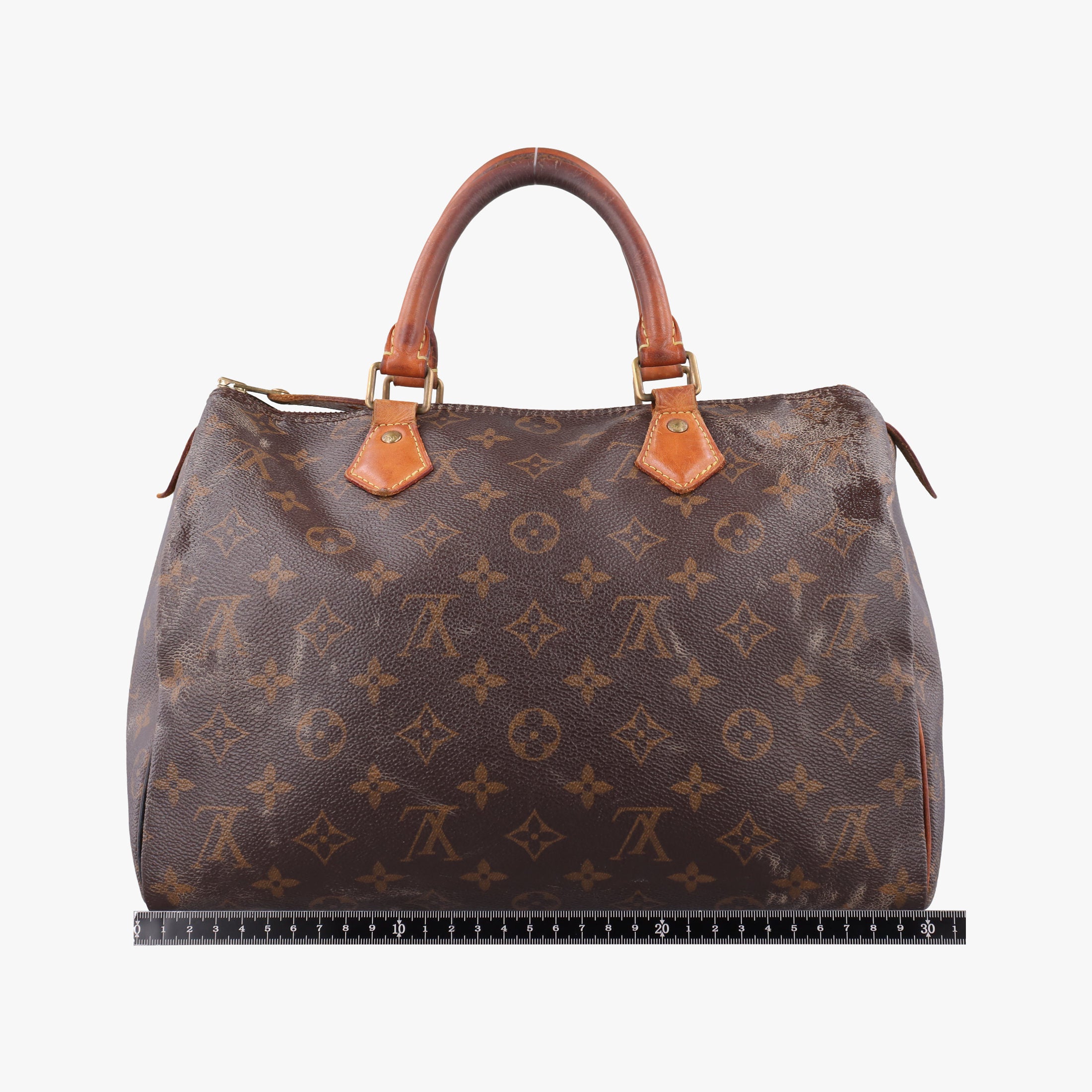 Pre-owned Louis Vuitton Speedy 30 Brown Monogram Canvas M41526 handbag | stylenewstar