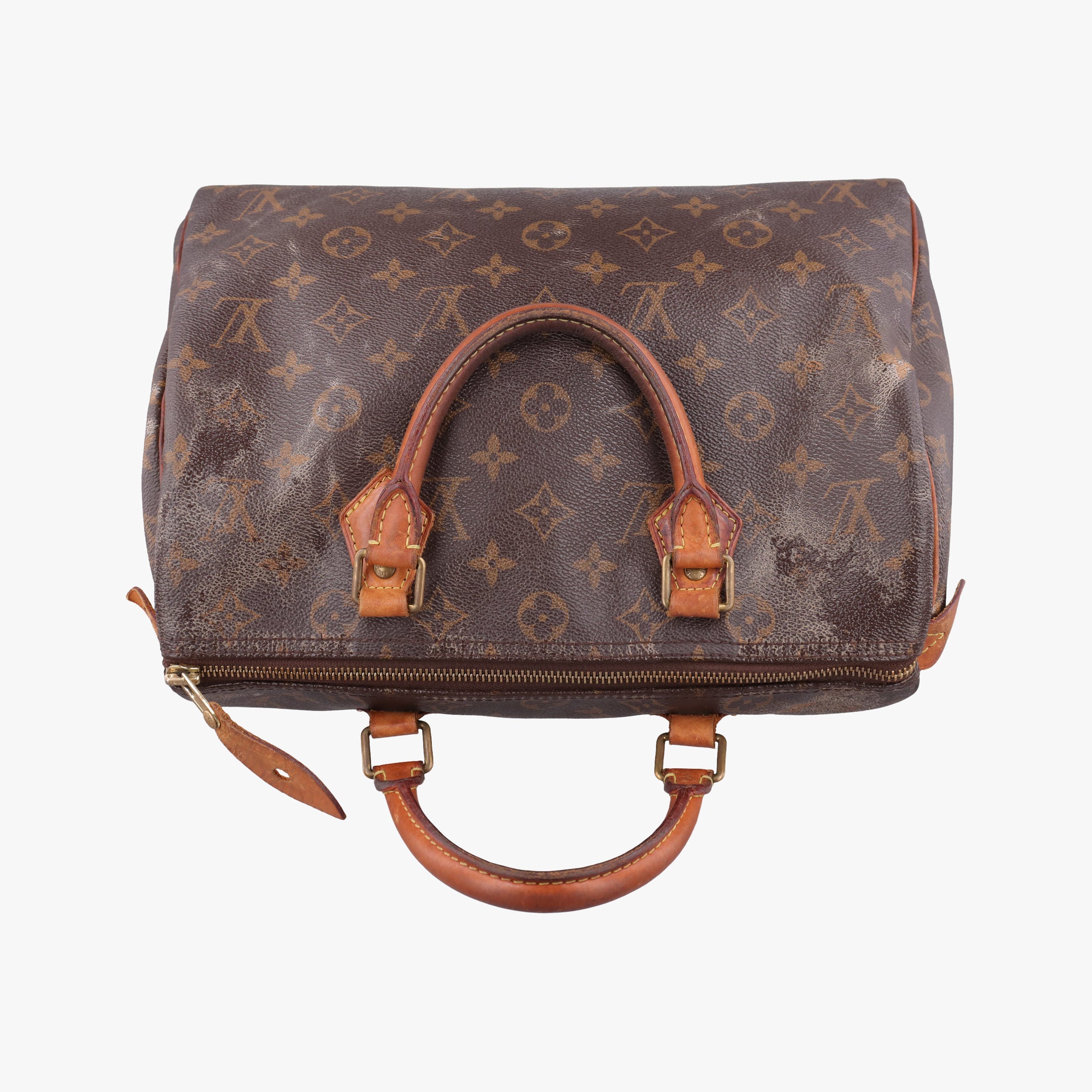 Pre-owned Louis Vuitton Speedy 30 Brown Monogram Canvas M41526 handbag | stylenewstar