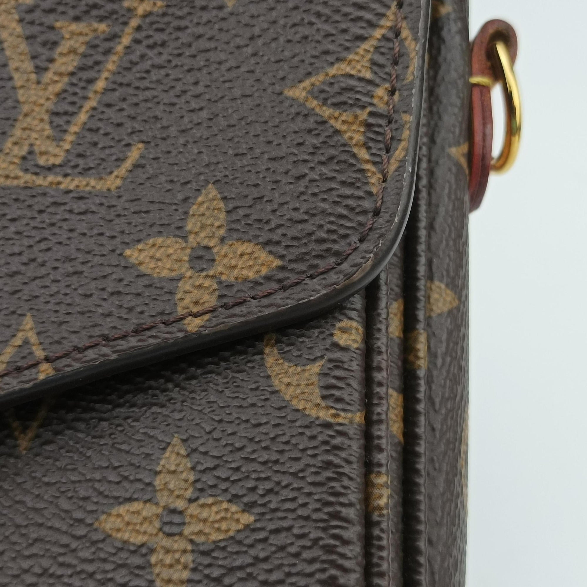 Pre-owned Louis Vuitton Pochette Metis MM Brown Monogram Canvas M44875 shoulderbag | stylenewstar