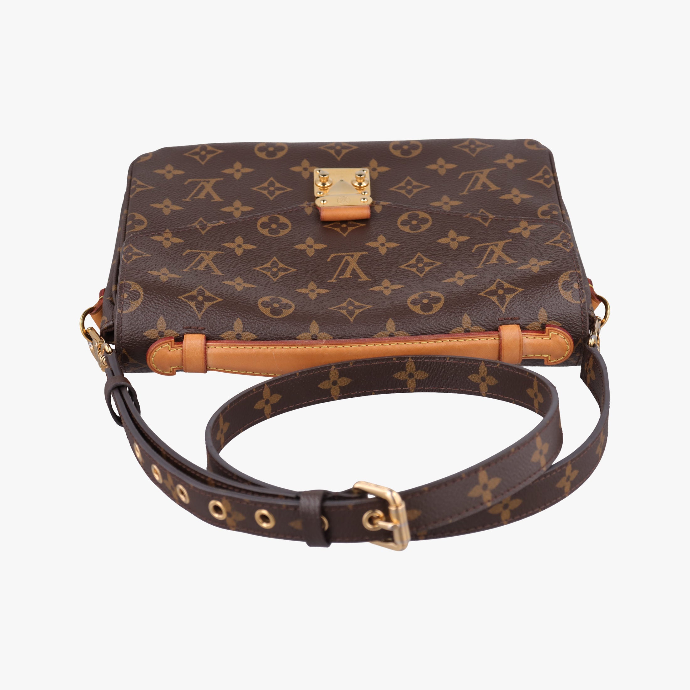 Pre-owned Louis Vuitton Pochette Metis MM Brown Monogram Canvas M44875 shoulderbag | stylenewstar