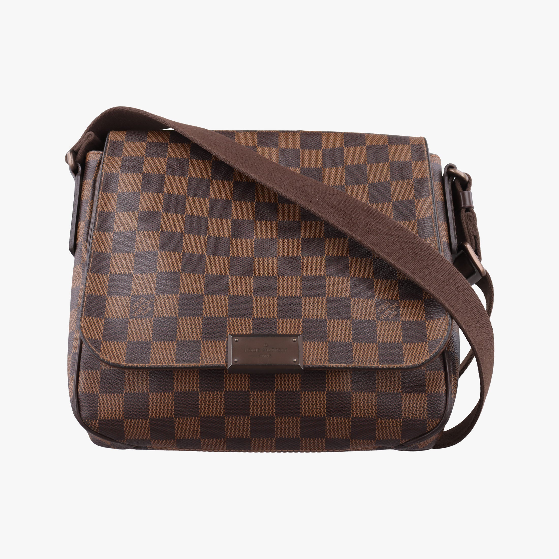 Pre-owned Louis Vuitton DISTRICT PM EBENE Damier Canvas N41213 shoulderbag | stylenewstar
