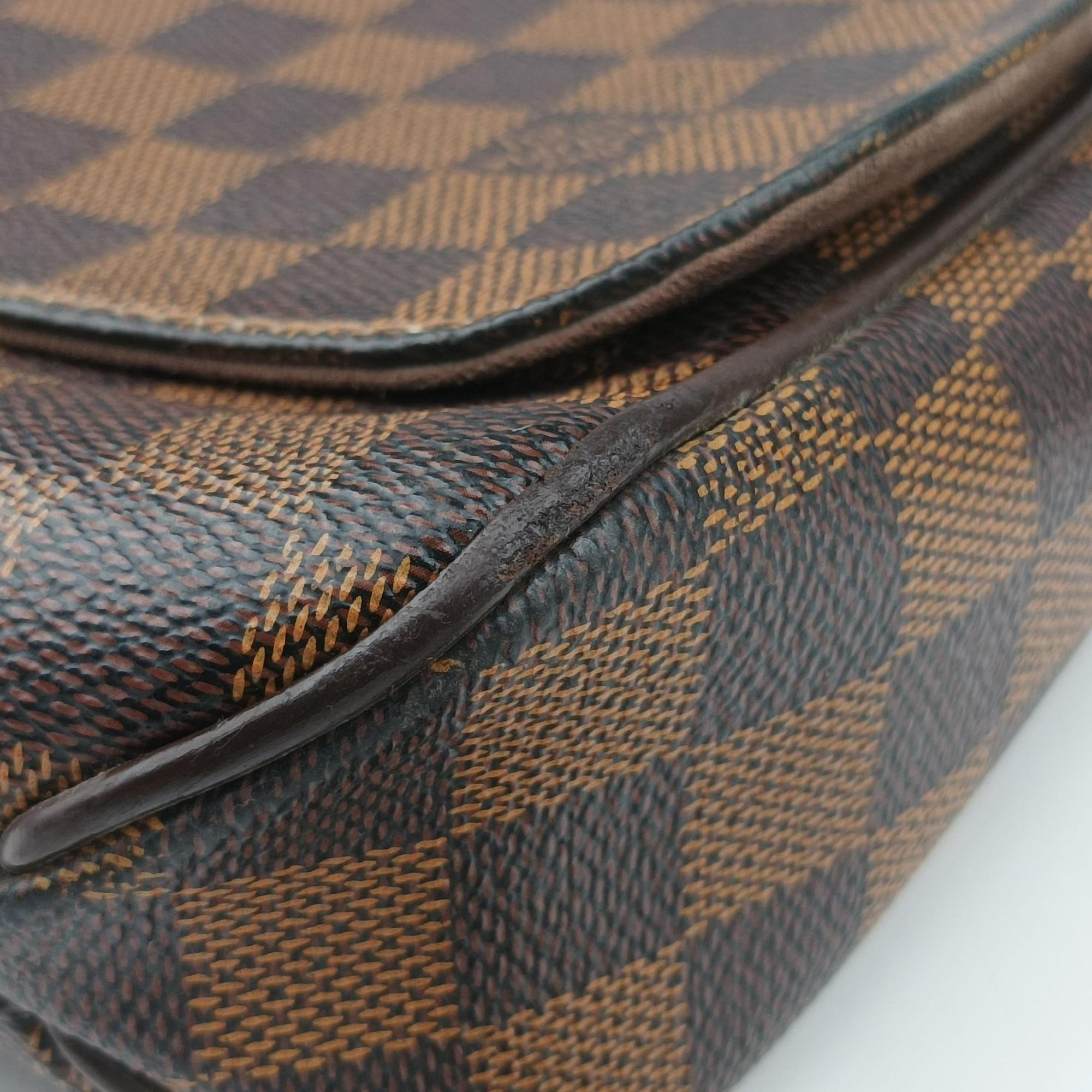Pre-owned Louis Vuitton DISTRICT PM EBENE Damier Canvas N41213 shoulderbag | stylenewstar