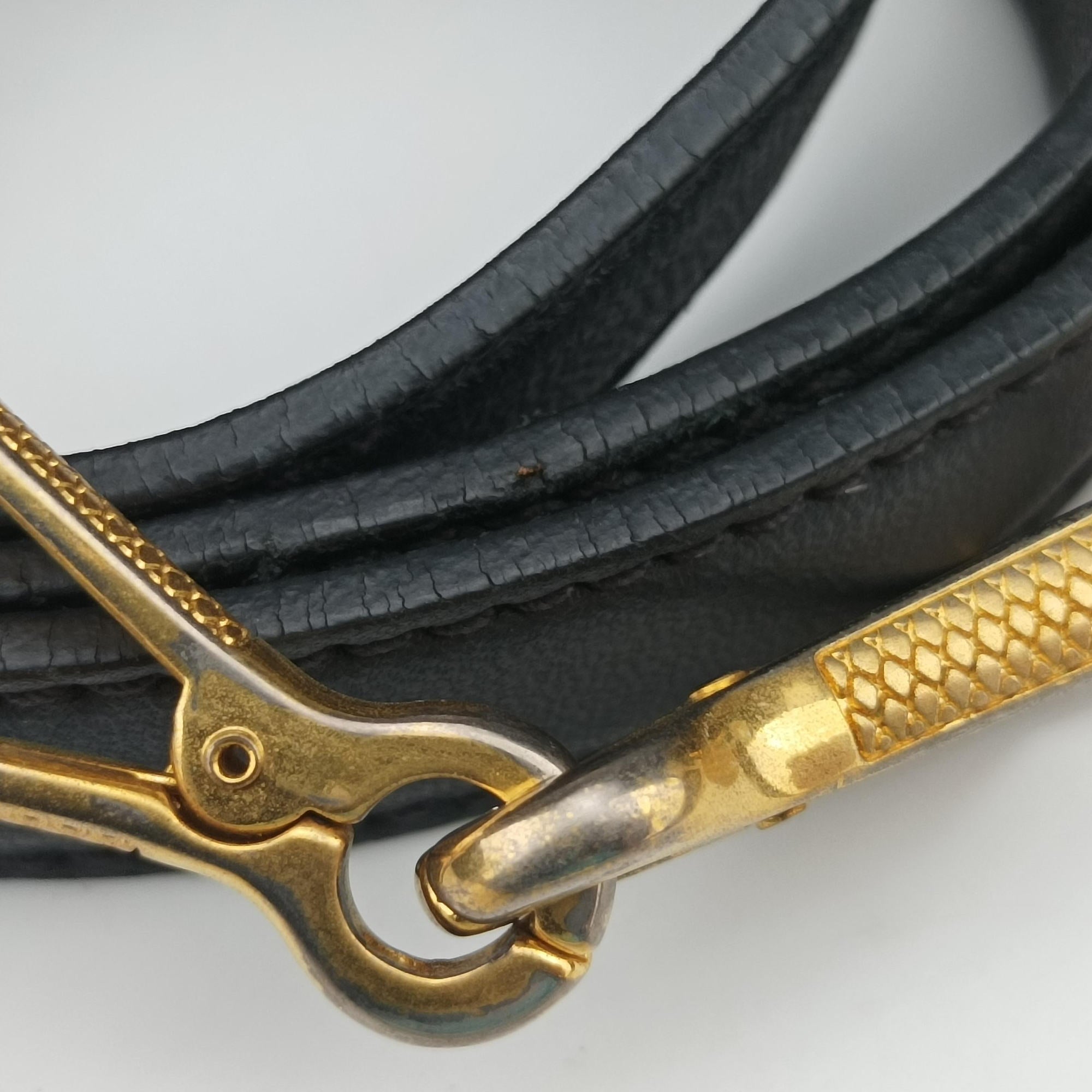 Pre-owned Miu Miu Coffer Matelasse Black Leather  shoulderbag | stylenewstar