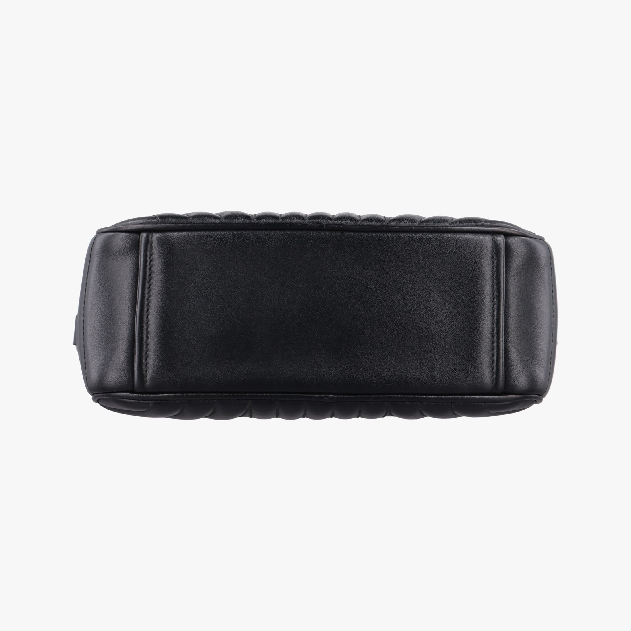 Pre-owned Prada Diagramme Black Leather 1BH083 shoulderbag | stylenewstar