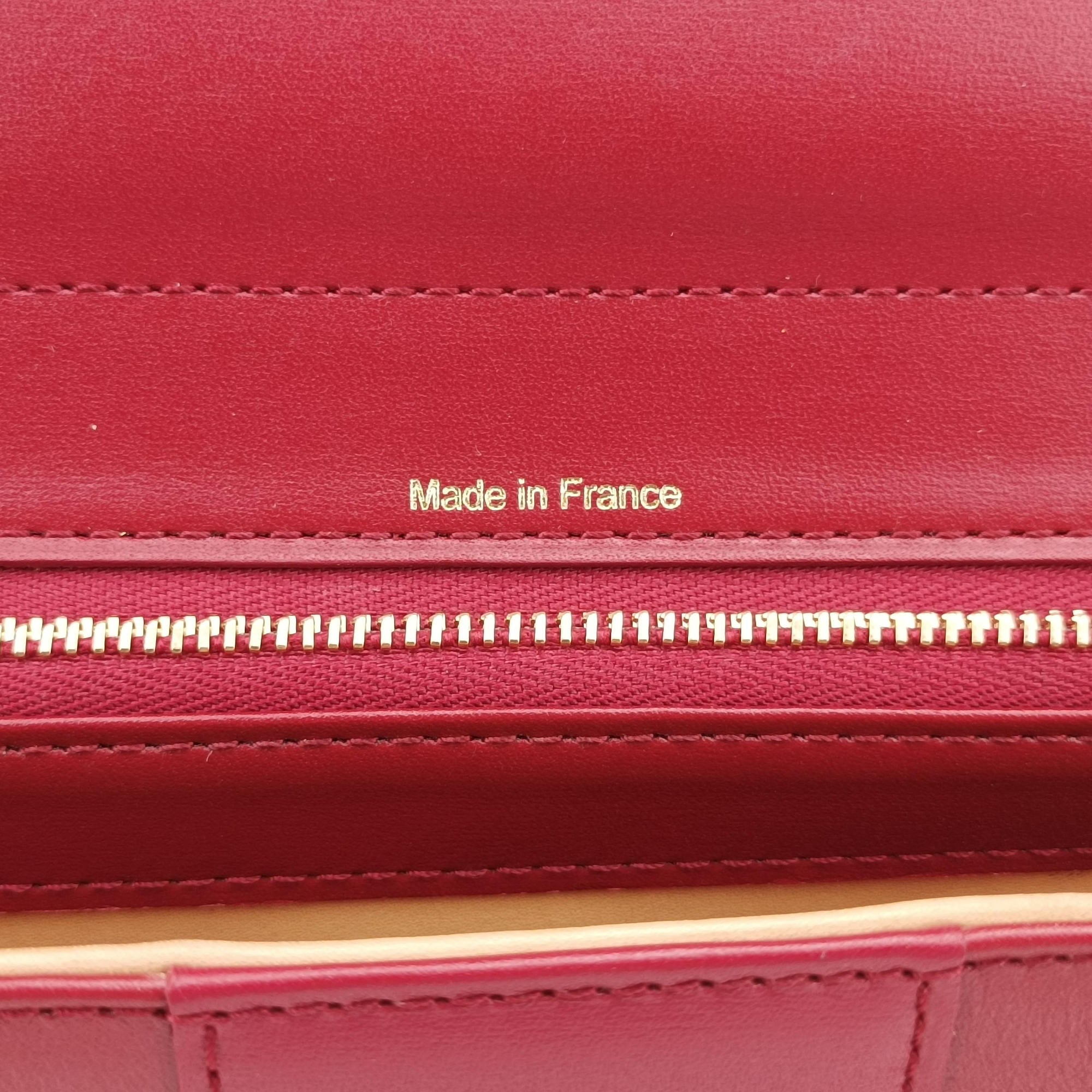 Vintage Delvaux Brillon MM Bordeaux leather  shoulderbag | stylenewstar