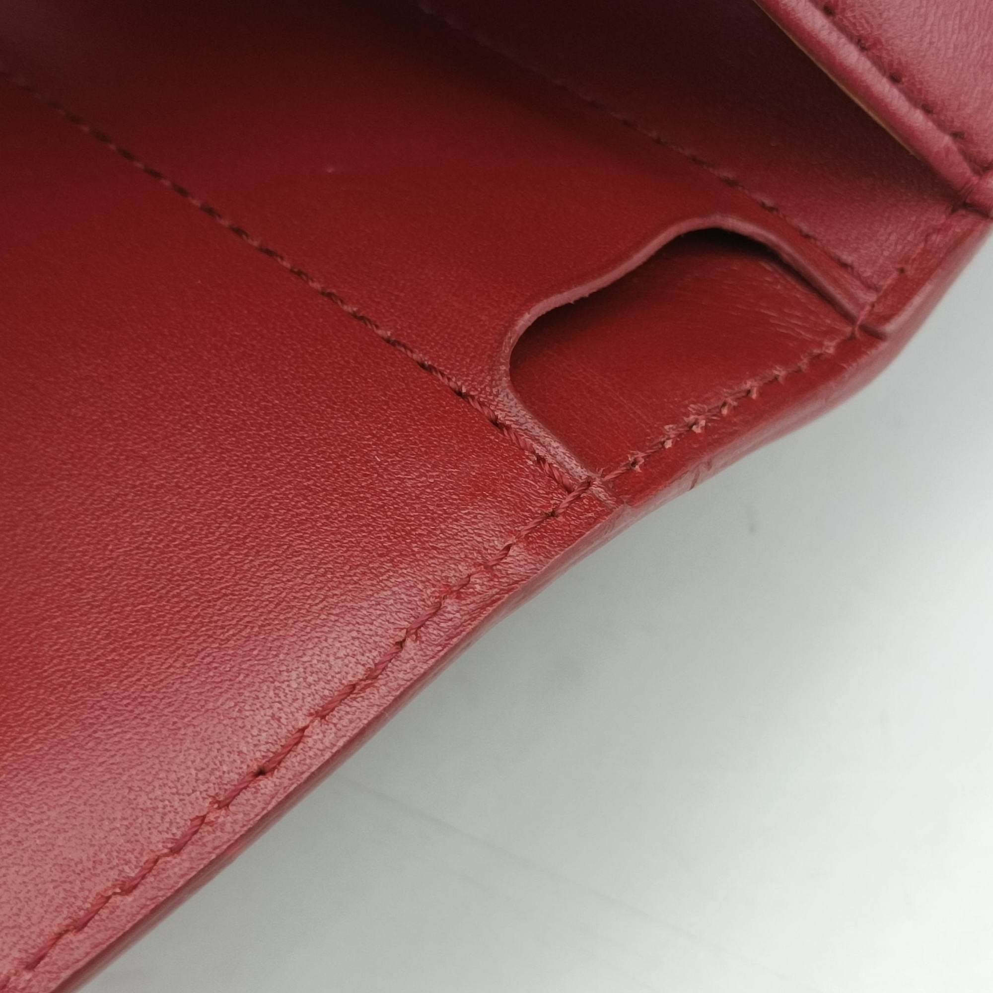 Vintage Delvaux Brillon MM Bordeaux leather  shoulderbag | stylenewstar